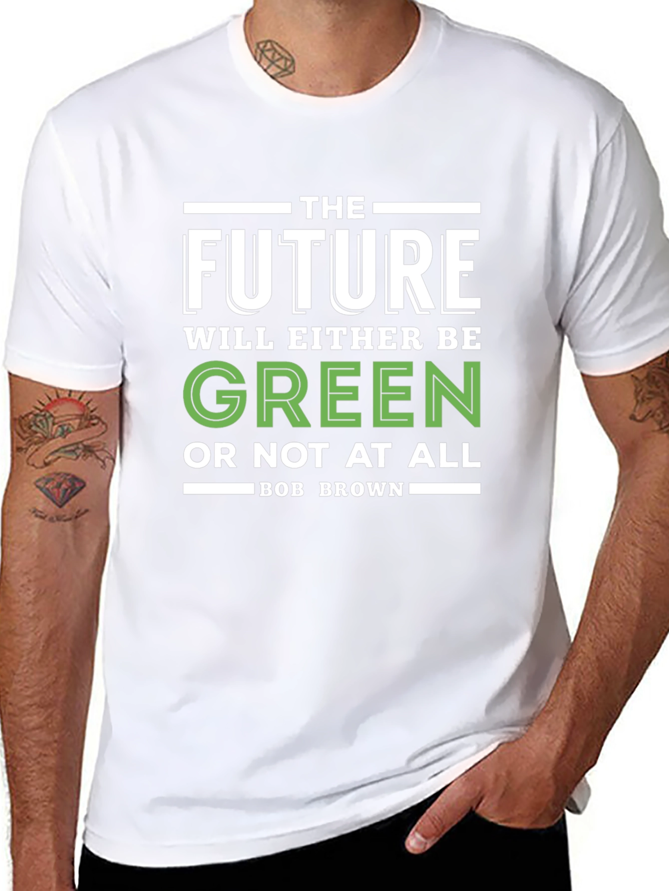 The Future Will Be Green Graphic T-Shirt