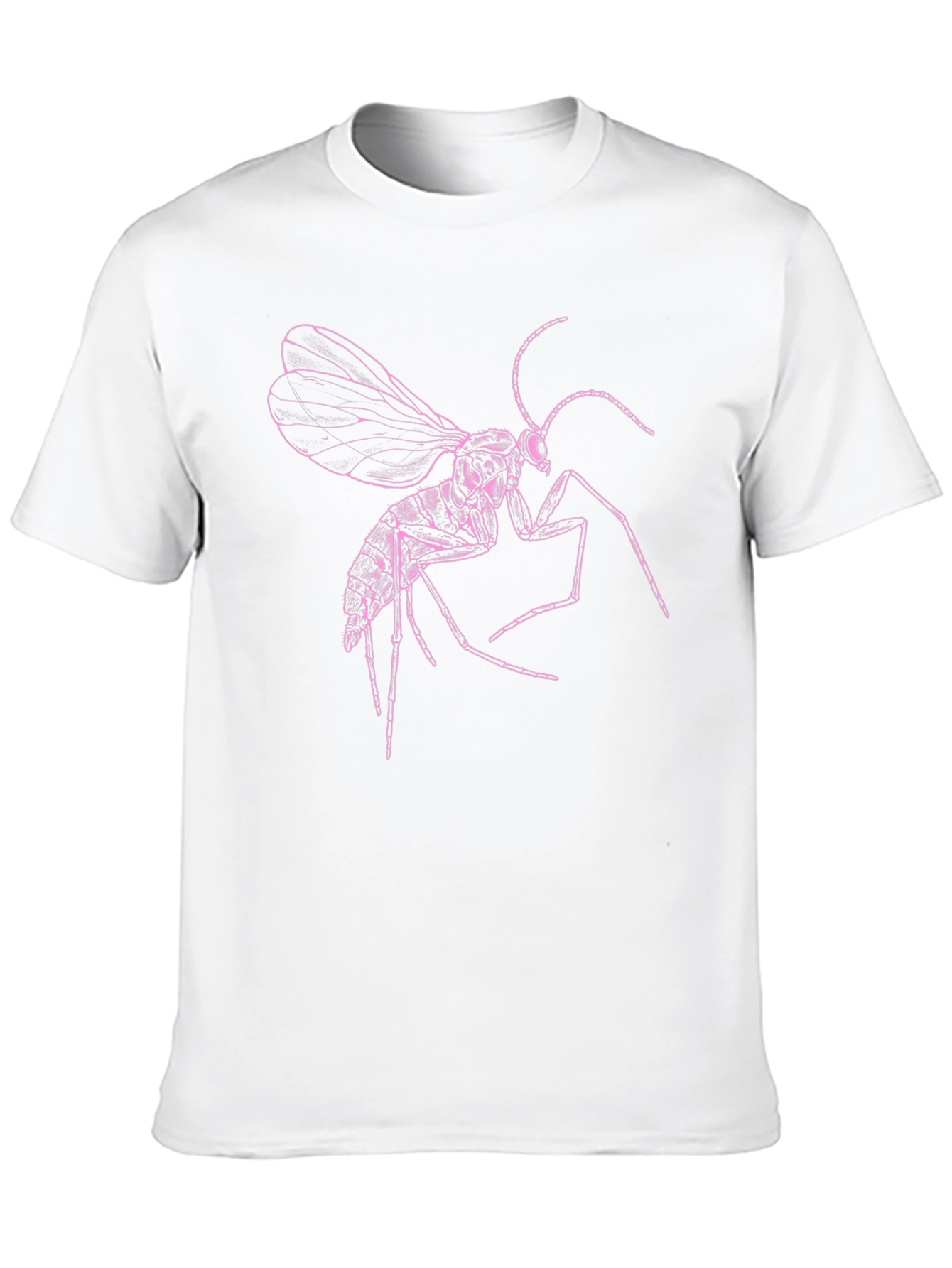 Insect Graphic Print Black T-Shirt
