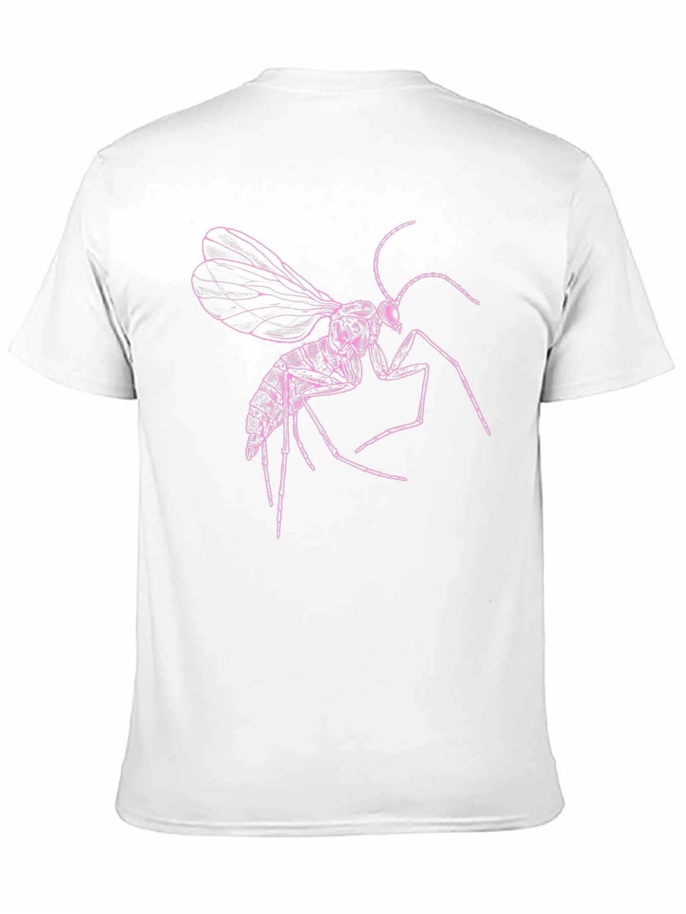 Insect Graphic Print Black T-Shirt