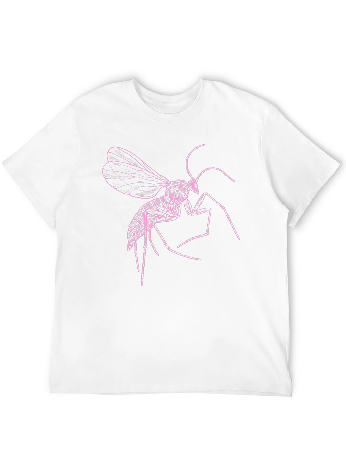 Insect Graphic Print Black T-Shirt