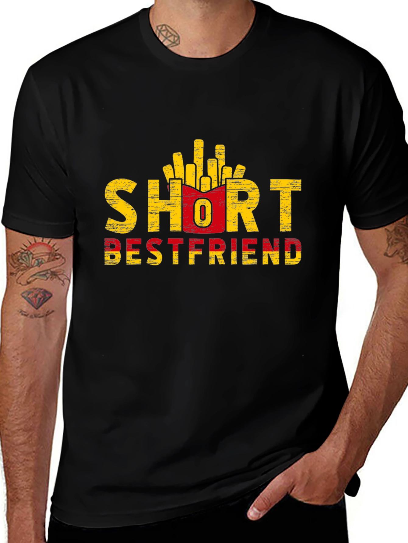 Short Bestfriend Graphic T-Shirt - Unisex