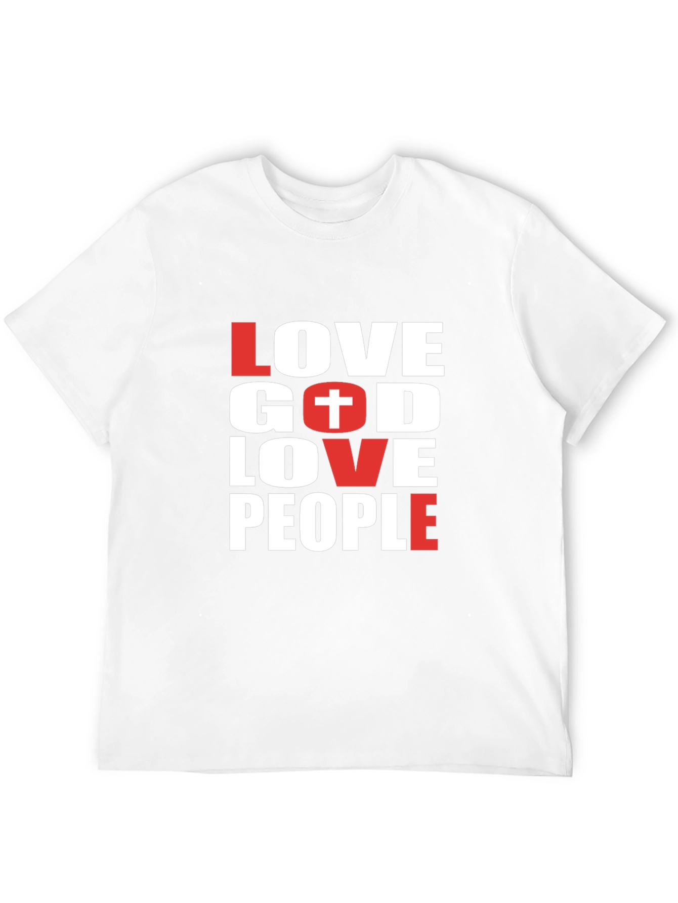 Love God Love People Black T-Shirt