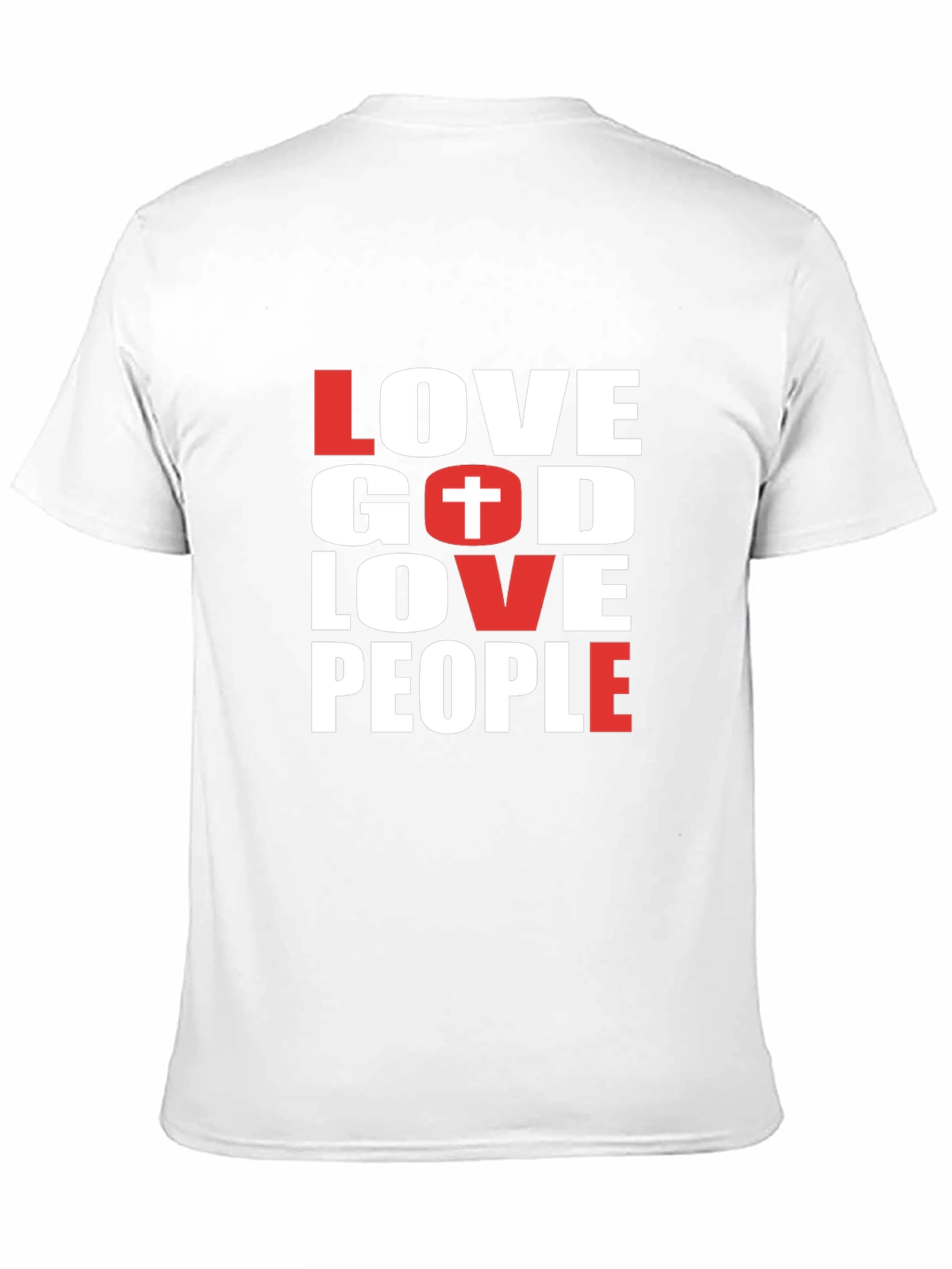 Love God Love People Black T-Shirt