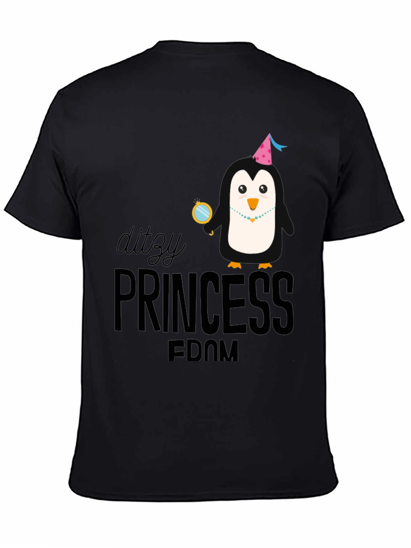 Ditzy Princess Penguin Graphic T-Shirt