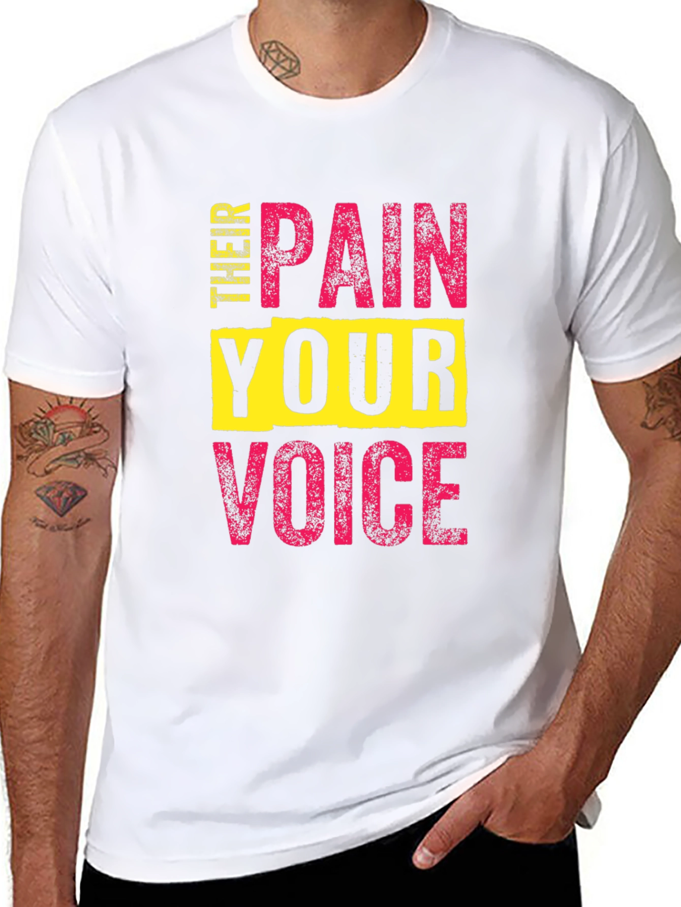 Speak Up T-Shirt - Their Pain Your Voice