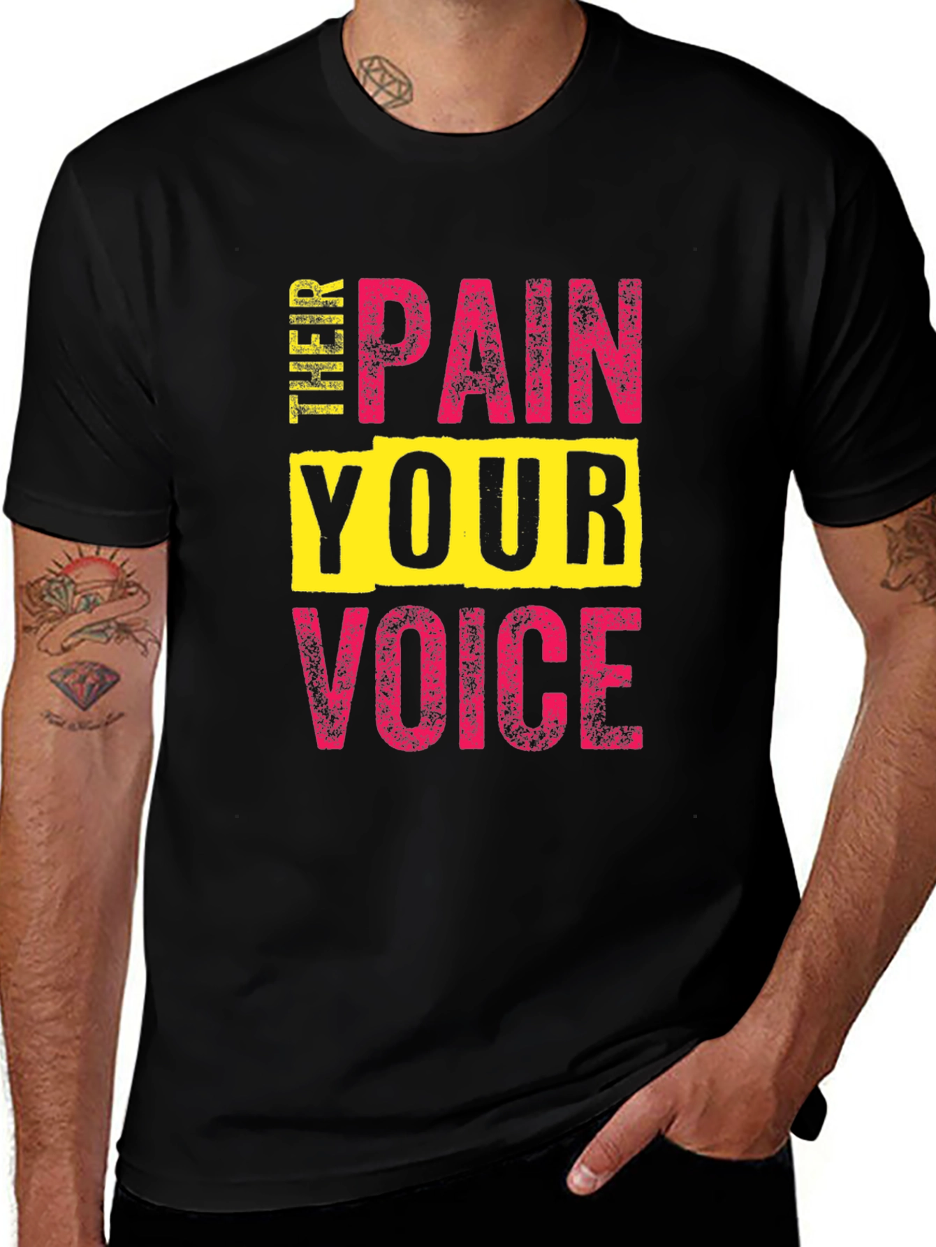 Speak Up T-Shirt - Their Pain Your Voice