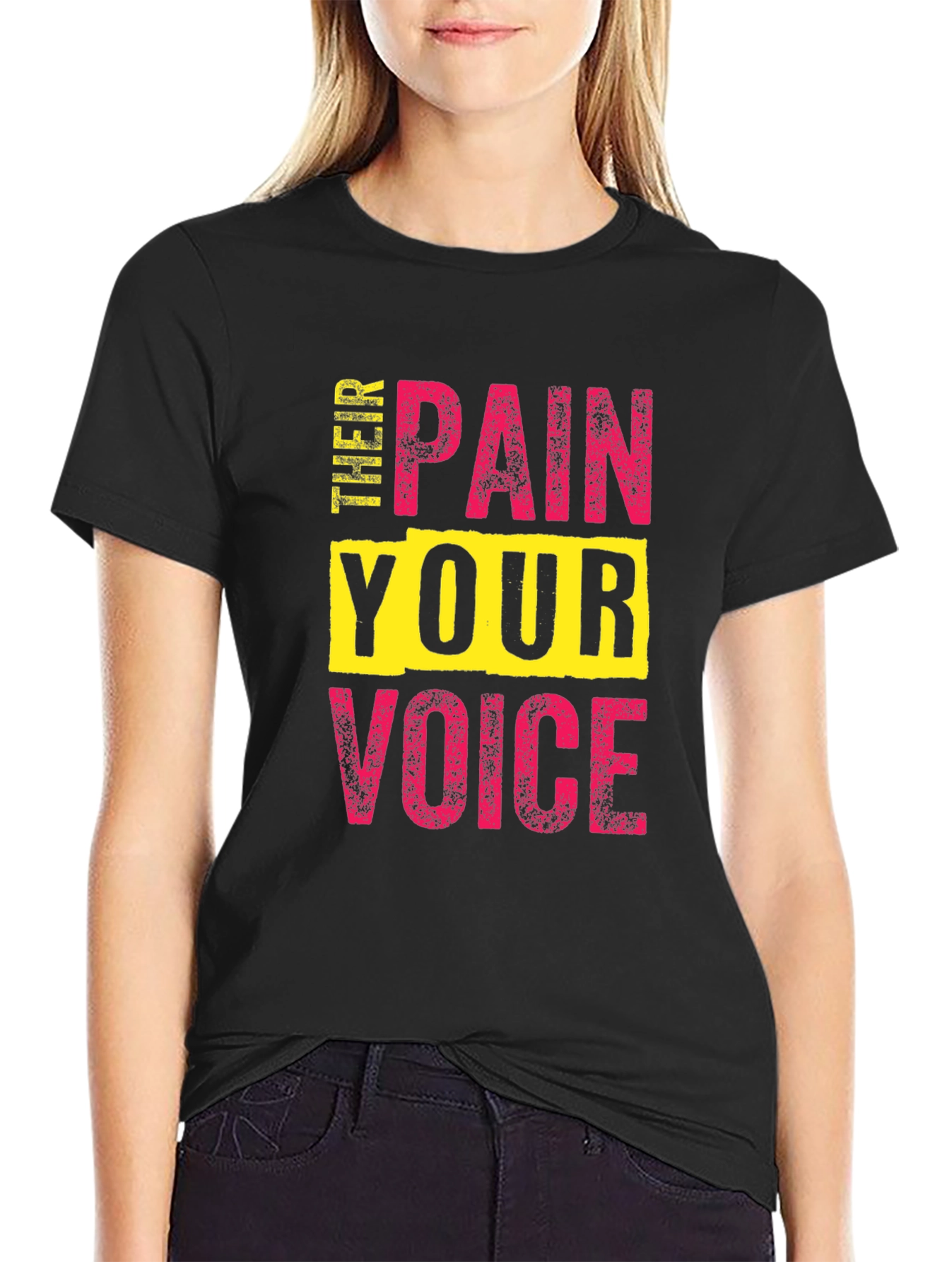 Speak Up T-Shirt - Their Pain Your Voice