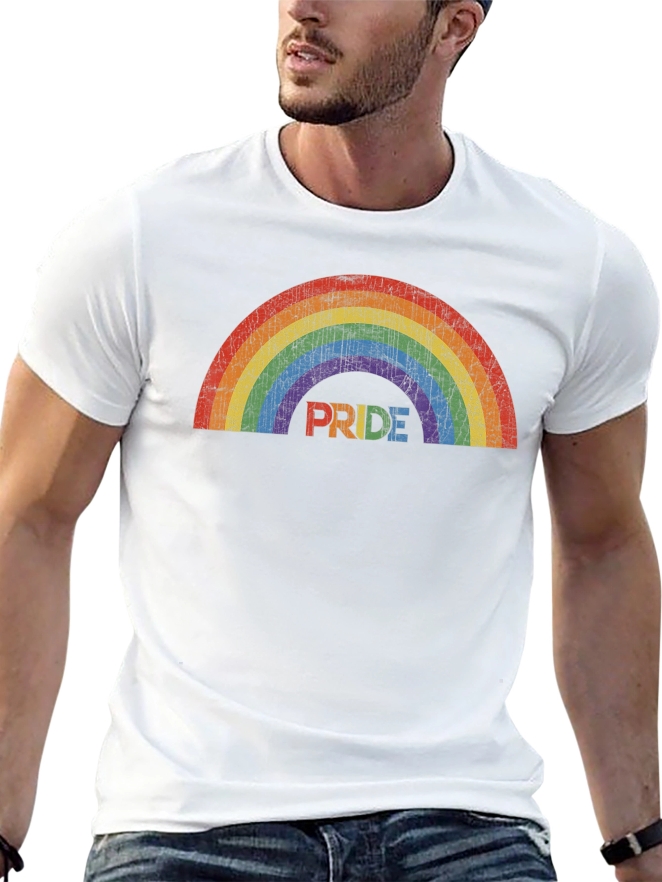 Pride Rainbow Graphic T-Shirt