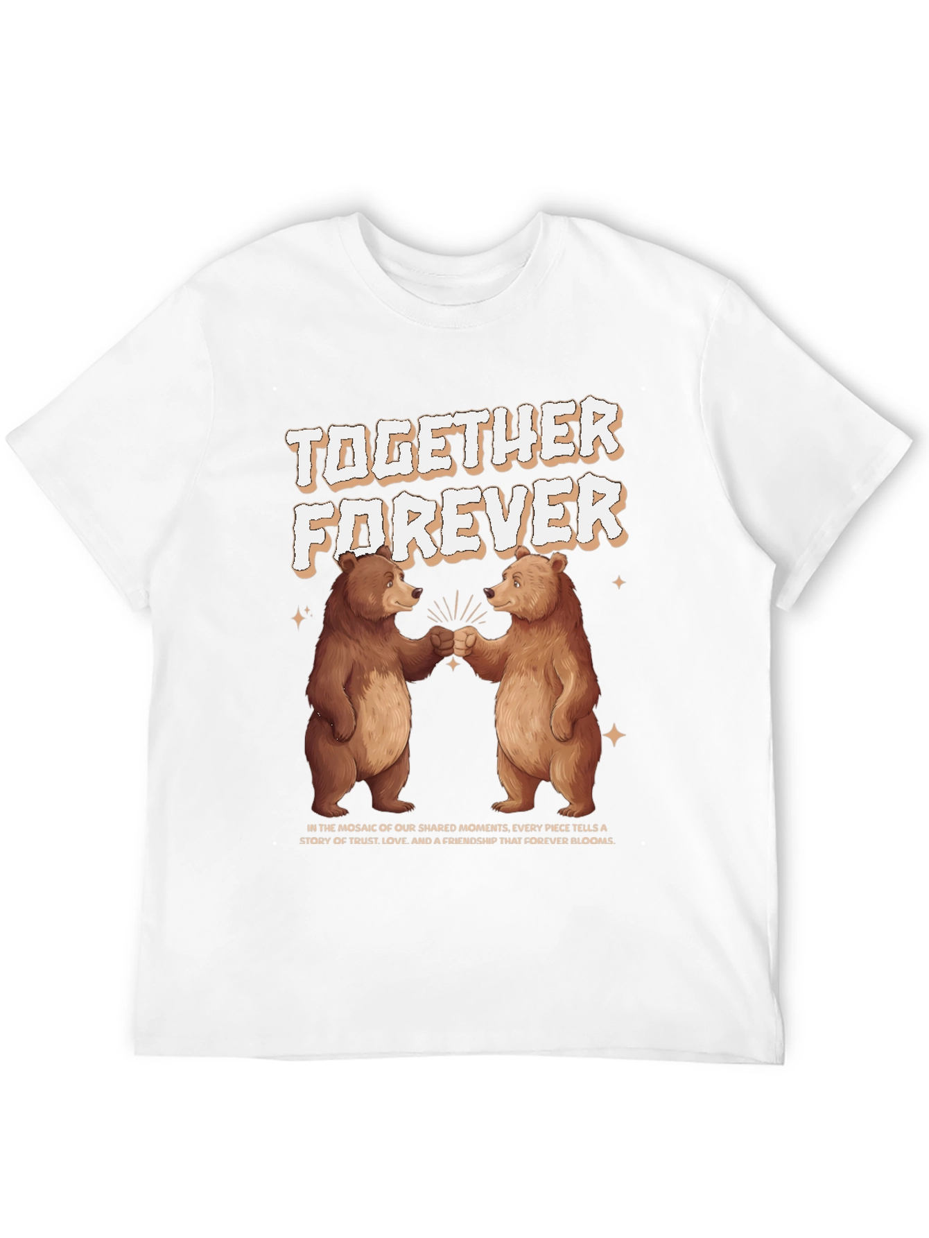 Together Forever Bear Graphic T-Shirt