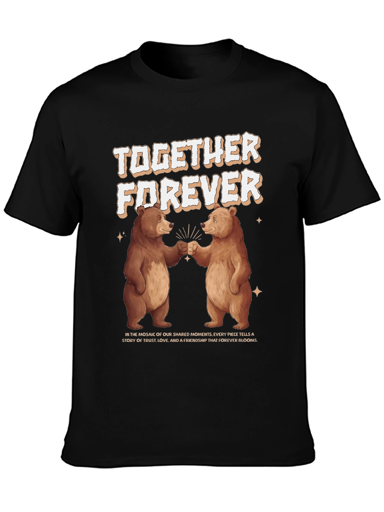 Together Forever Bear Graphic T-Shirt