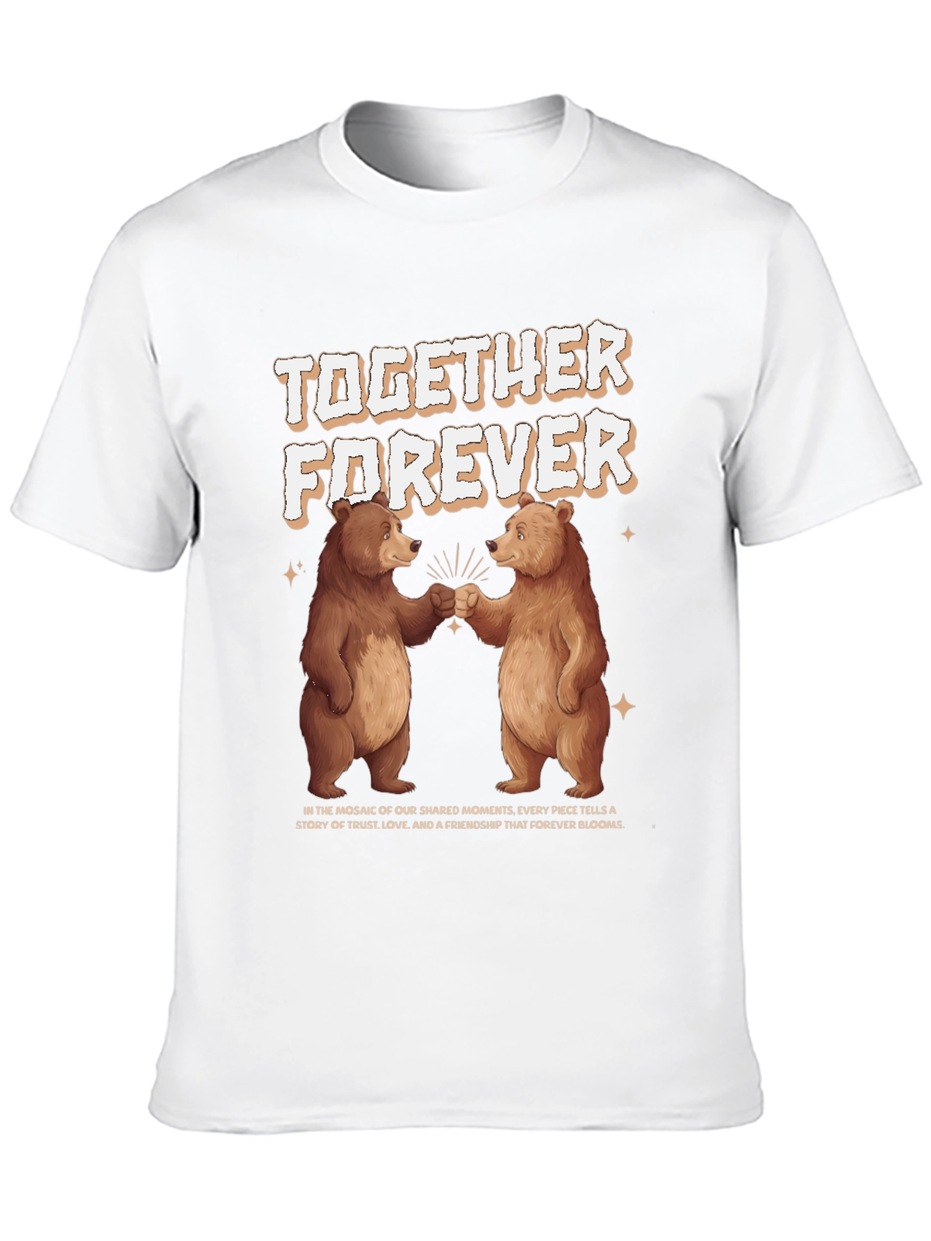 Together Forever Bear Graphic T-Shirt