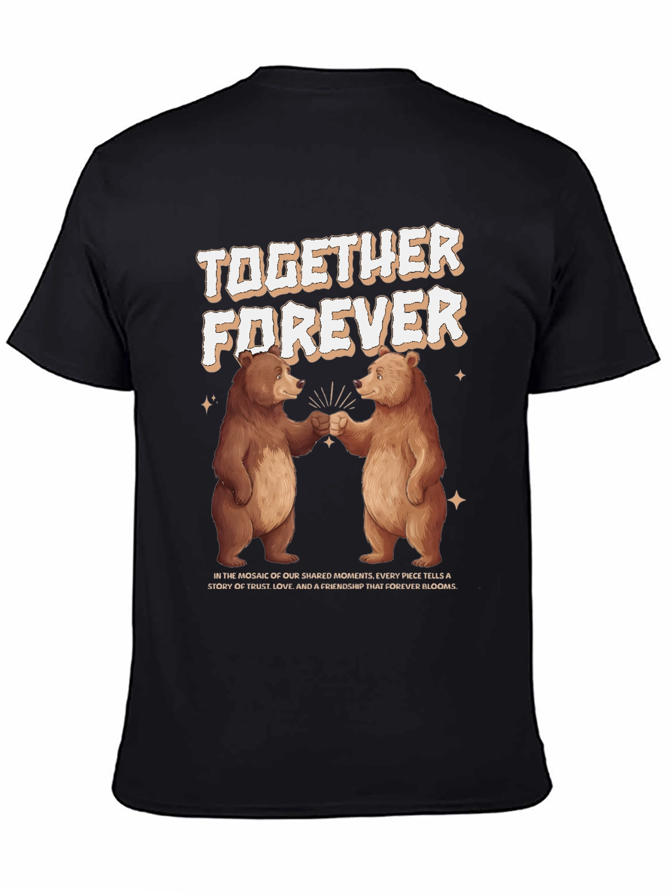 Together Forever Bear Graphic T-Shirt