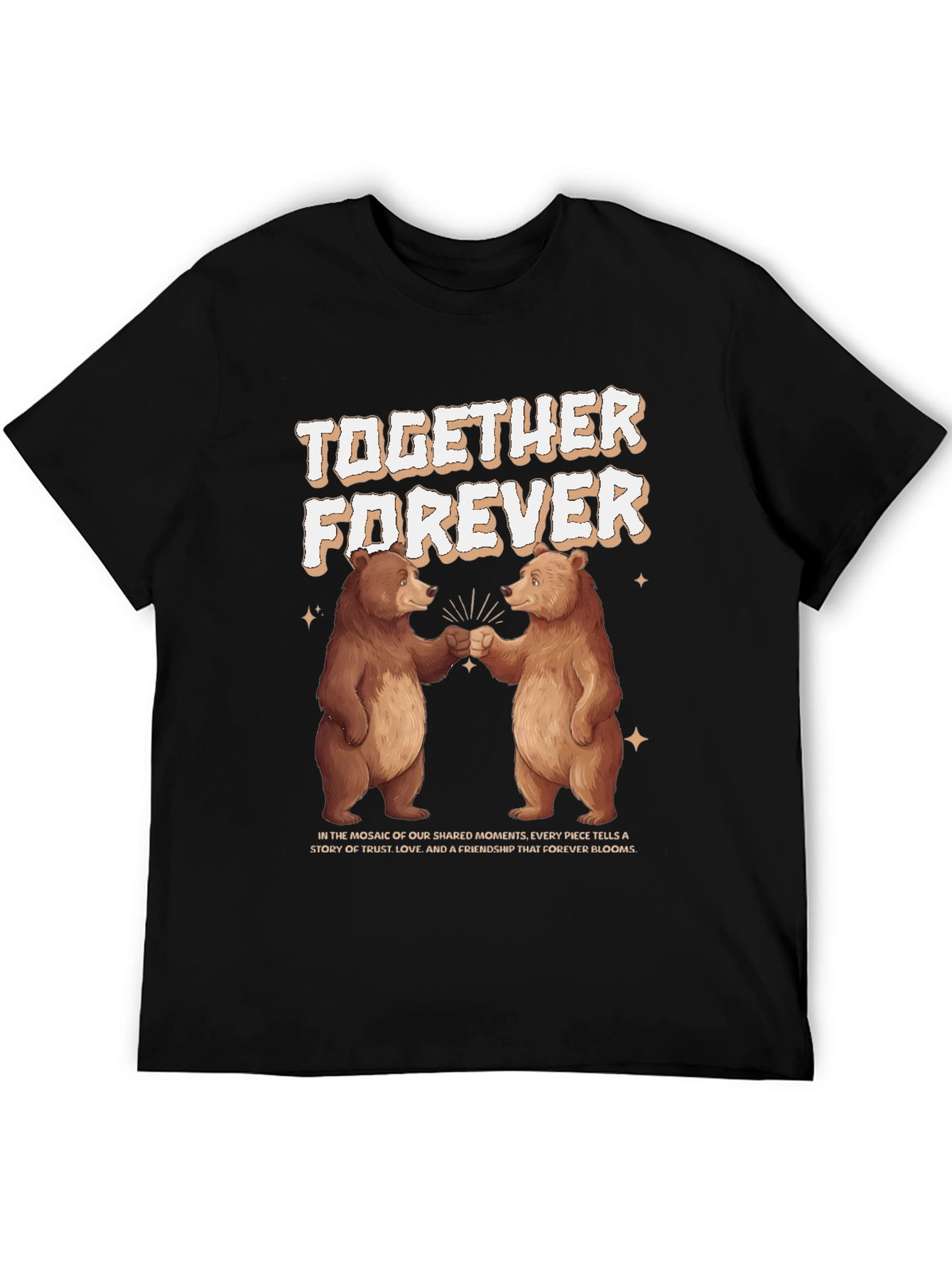 Together Forever Bear Graphic T-Shirt