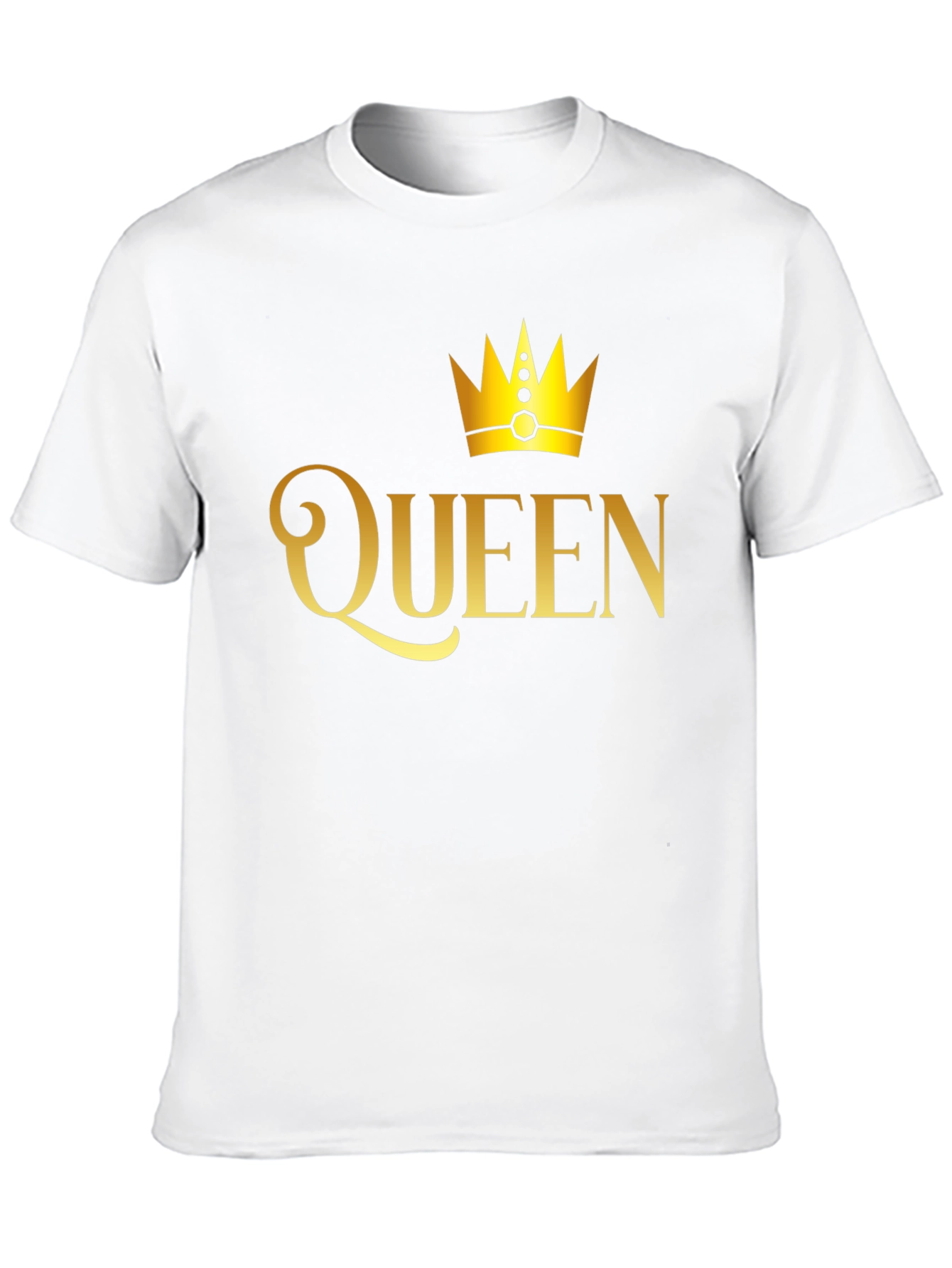 Queen Graphic Tee - Gold Print