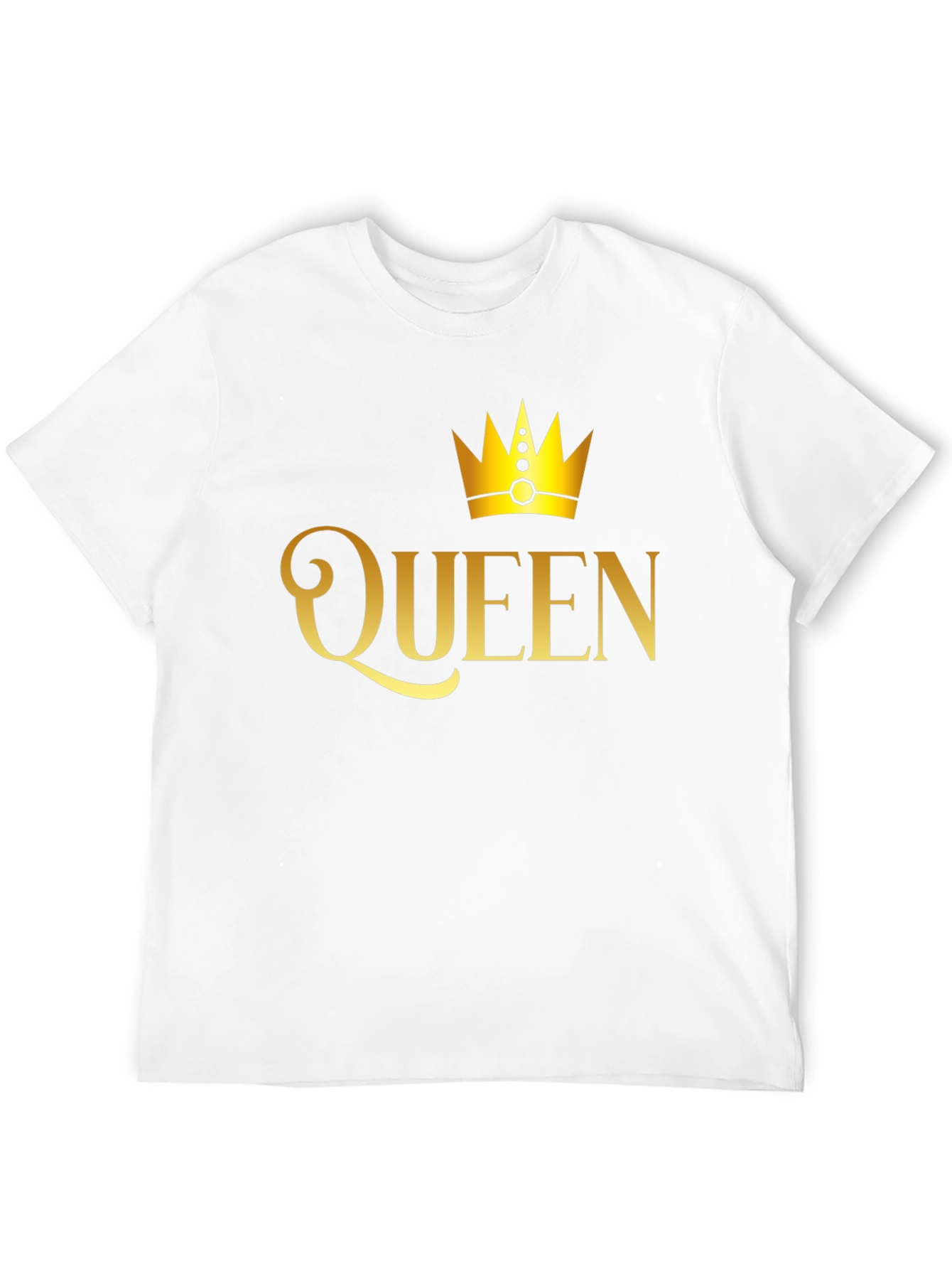 Queen Graphic Tee - Gold Print