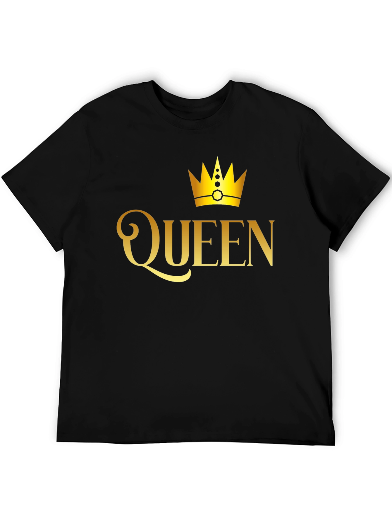 Queen Graphic Tee - Gold Print