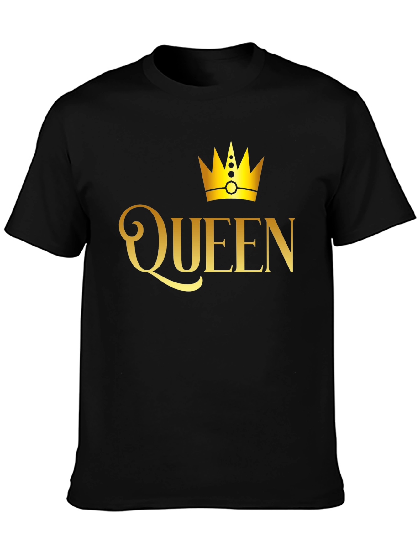 Queen Graphic Tee - Gold Print