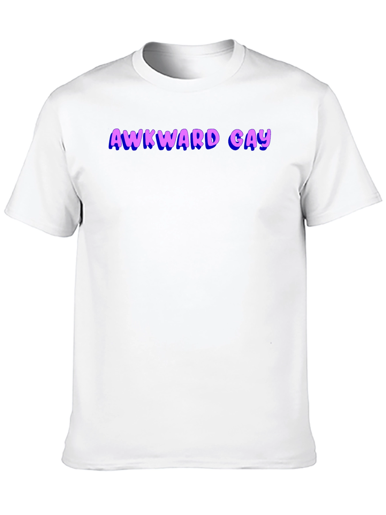 Awkward Gay Graphic T-Shirt - Black