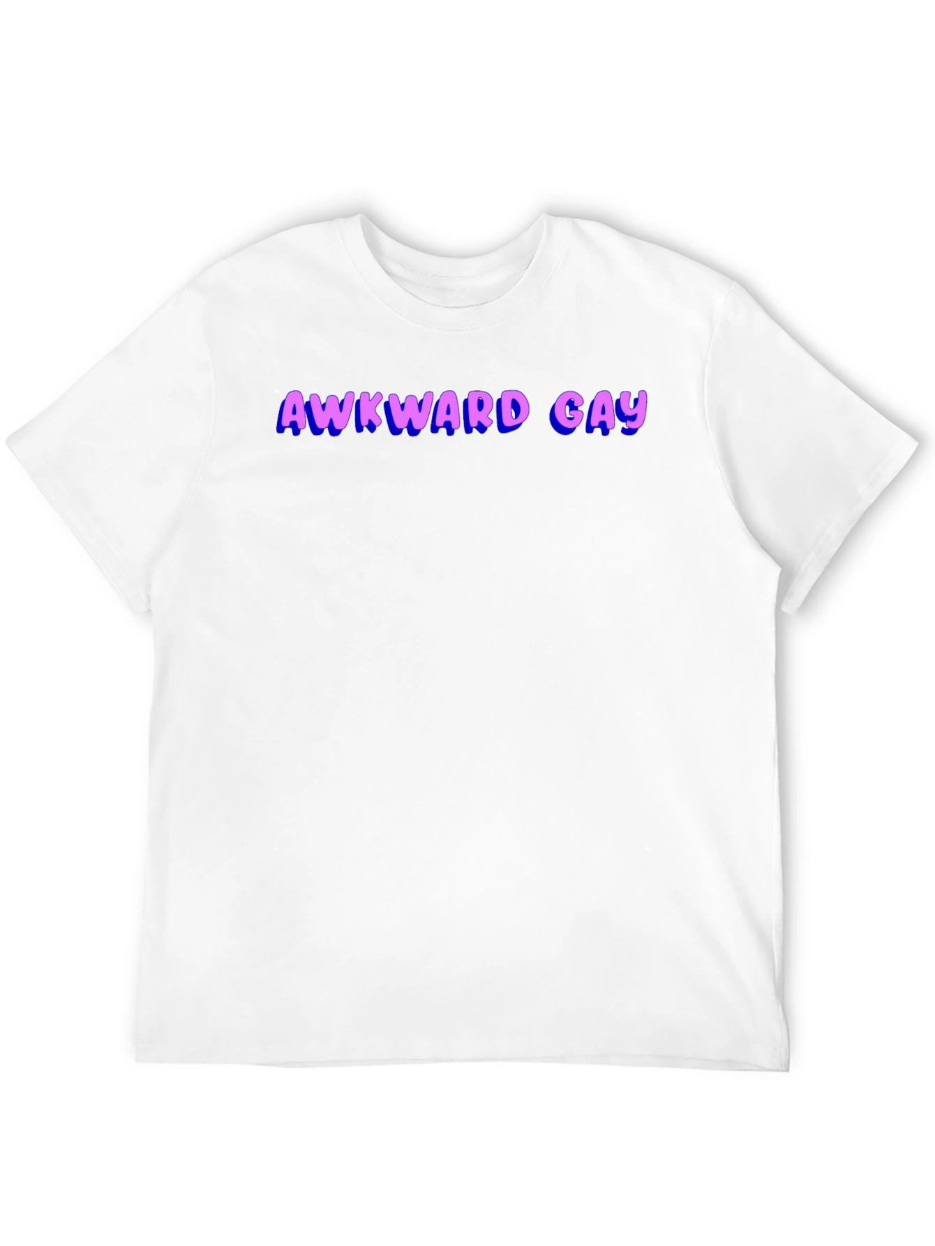 Awkward Gay Graphic T-Shirt - Black