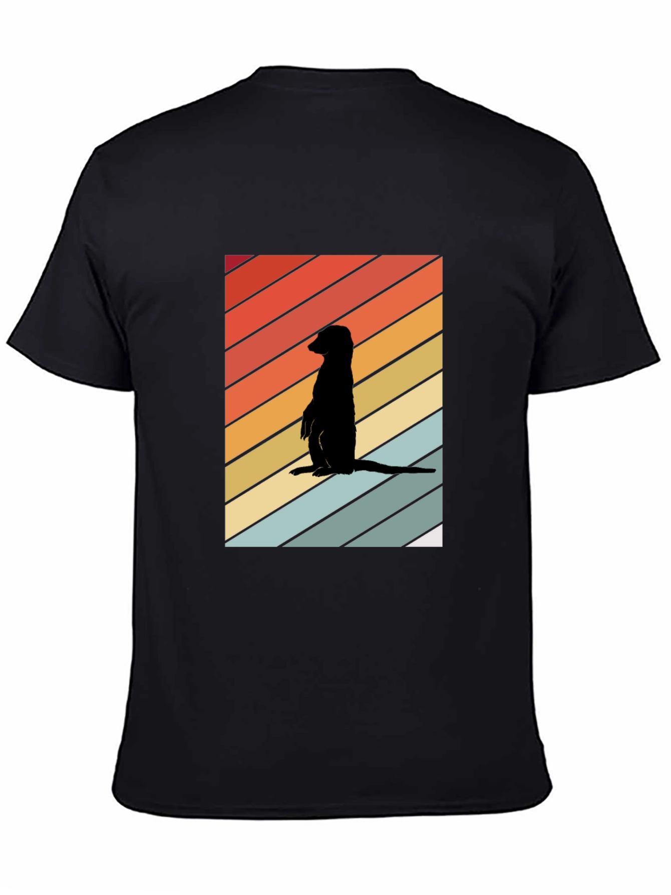 Retro Meerkat T-Shirt - Cool Animal Silhouette Tee