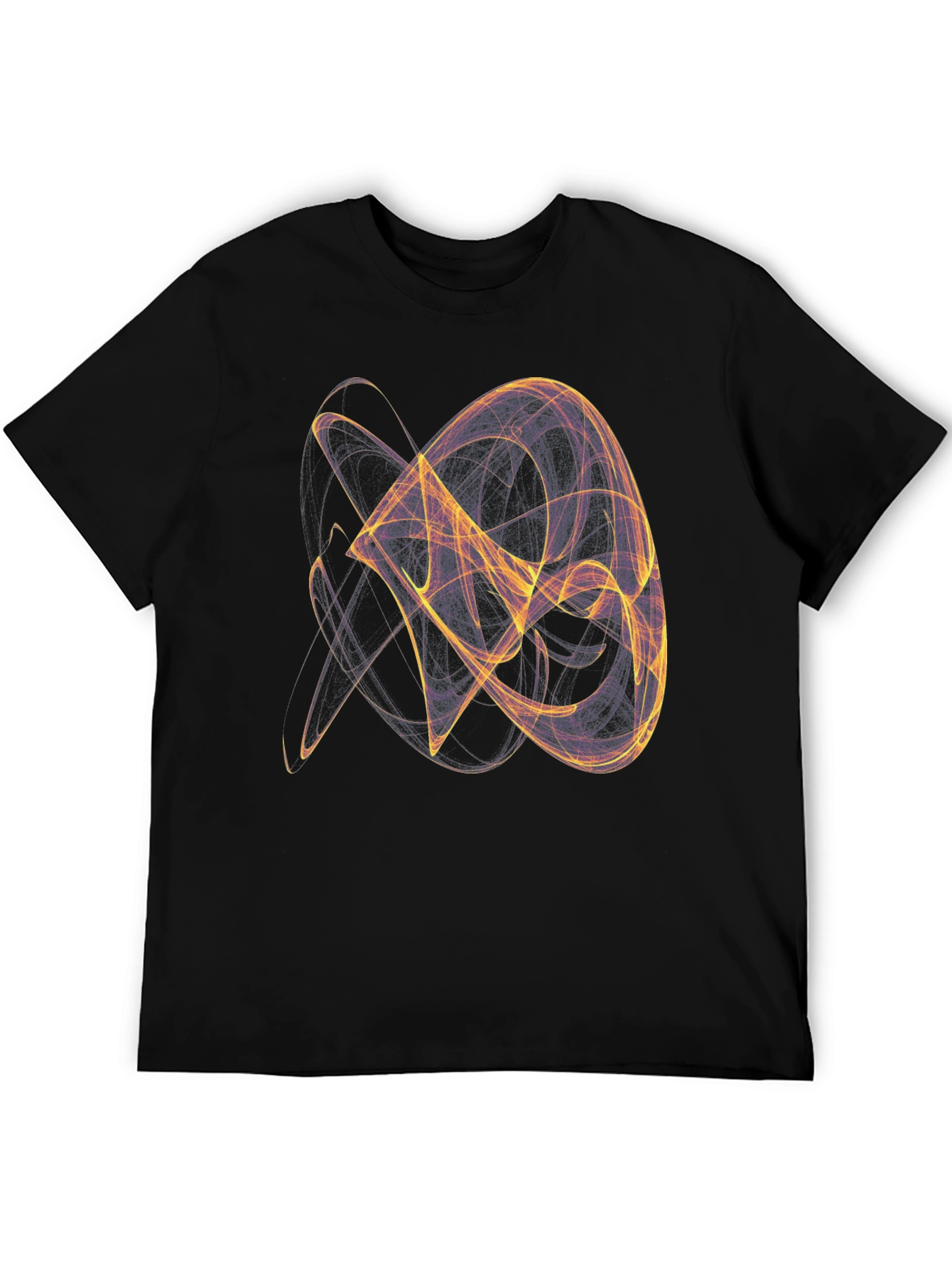 Abstract Art Graphic Tee - Modern Black T-Shirt