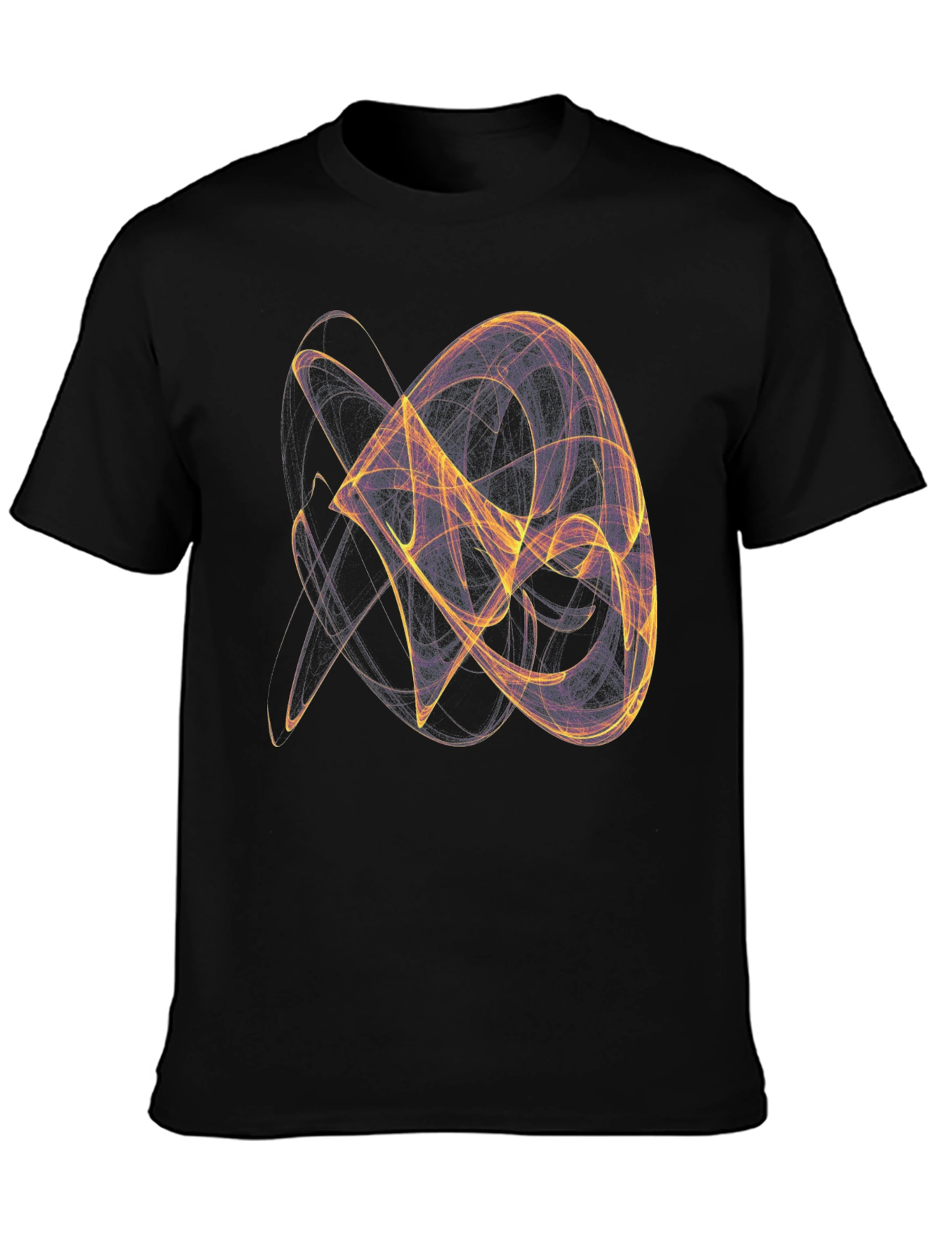 Abstract Art Graphic Tee - Modern Black T-Shirt