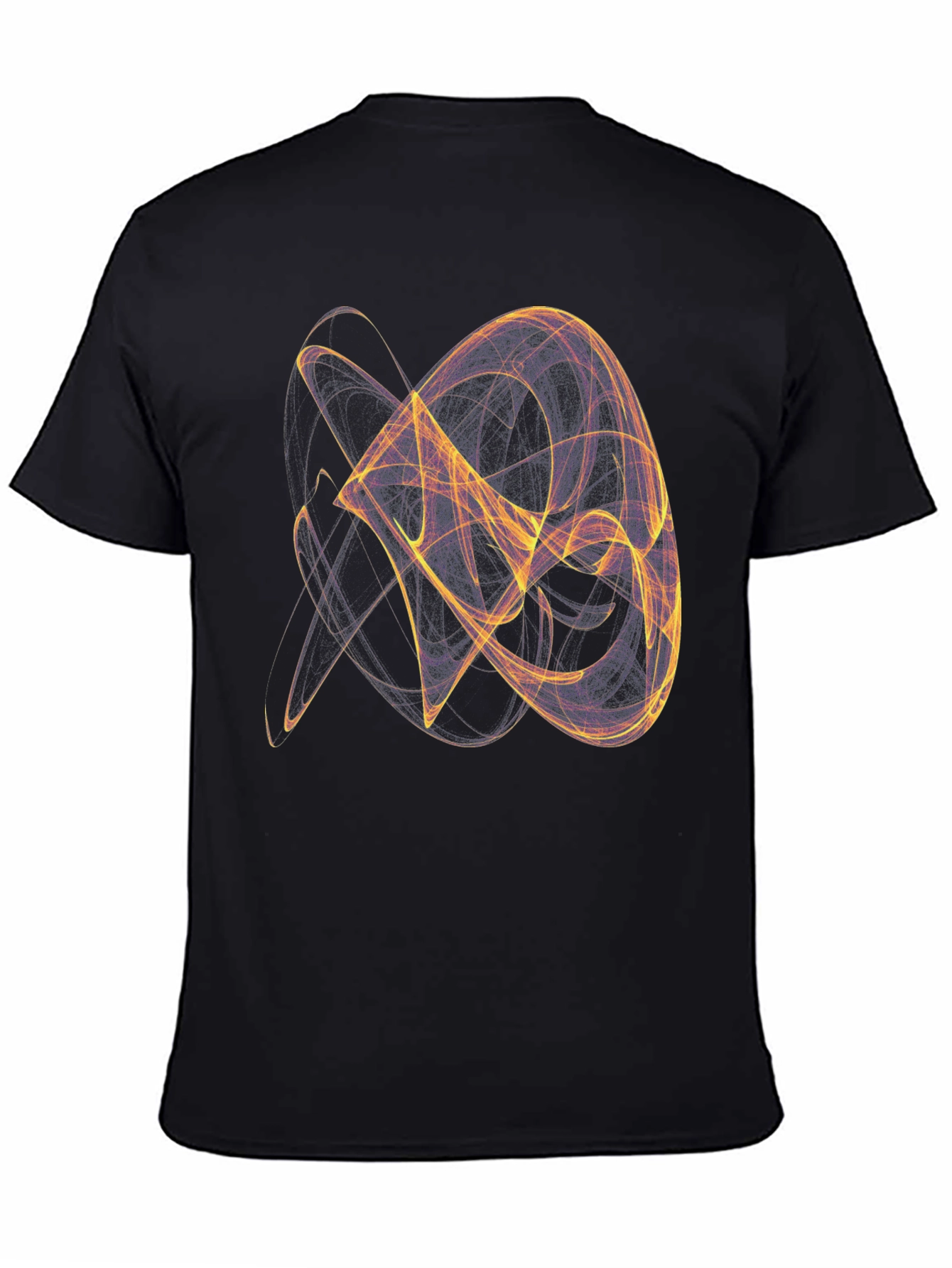 Abstract Art Graphic Tee - Modern Black T-Shirt