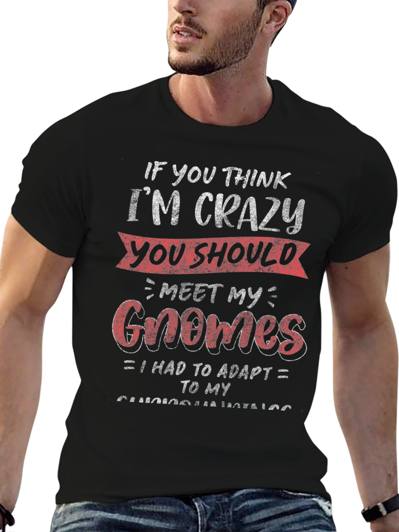 Crazy Gnomes T-Shirt Funny Novelty Gift