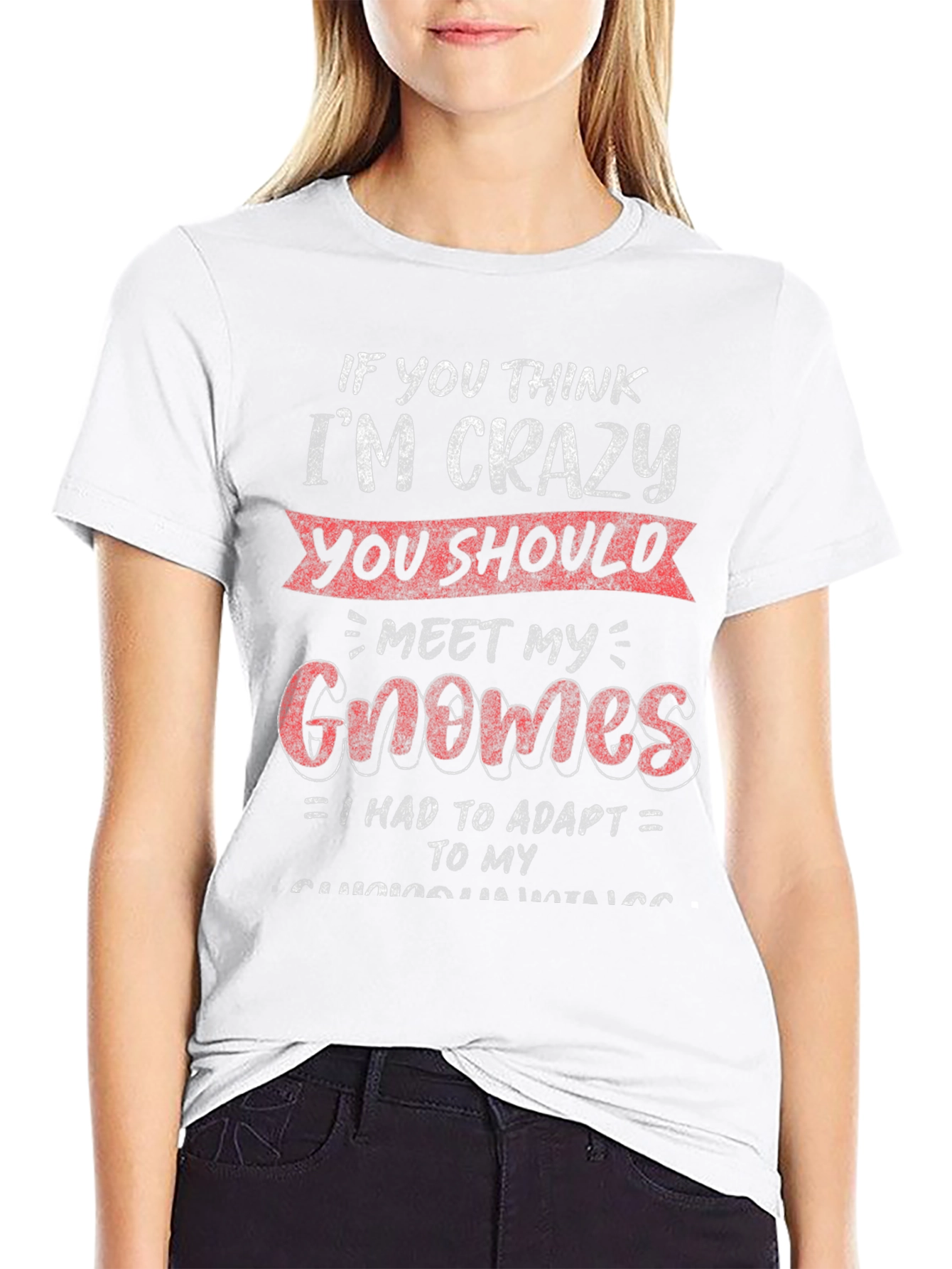 Crazy Gnomes T-Shirt Funny Novelty Gift
