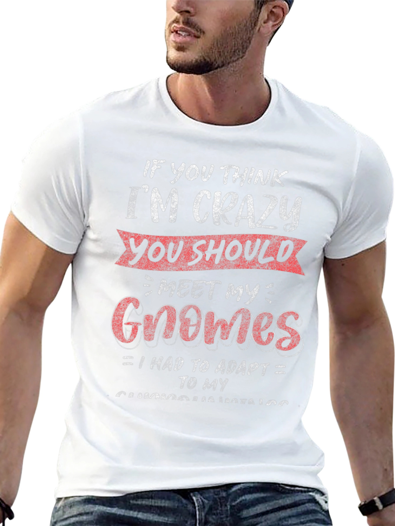 Crazy Gnomes T-Shirt Funny Novelty Gift
