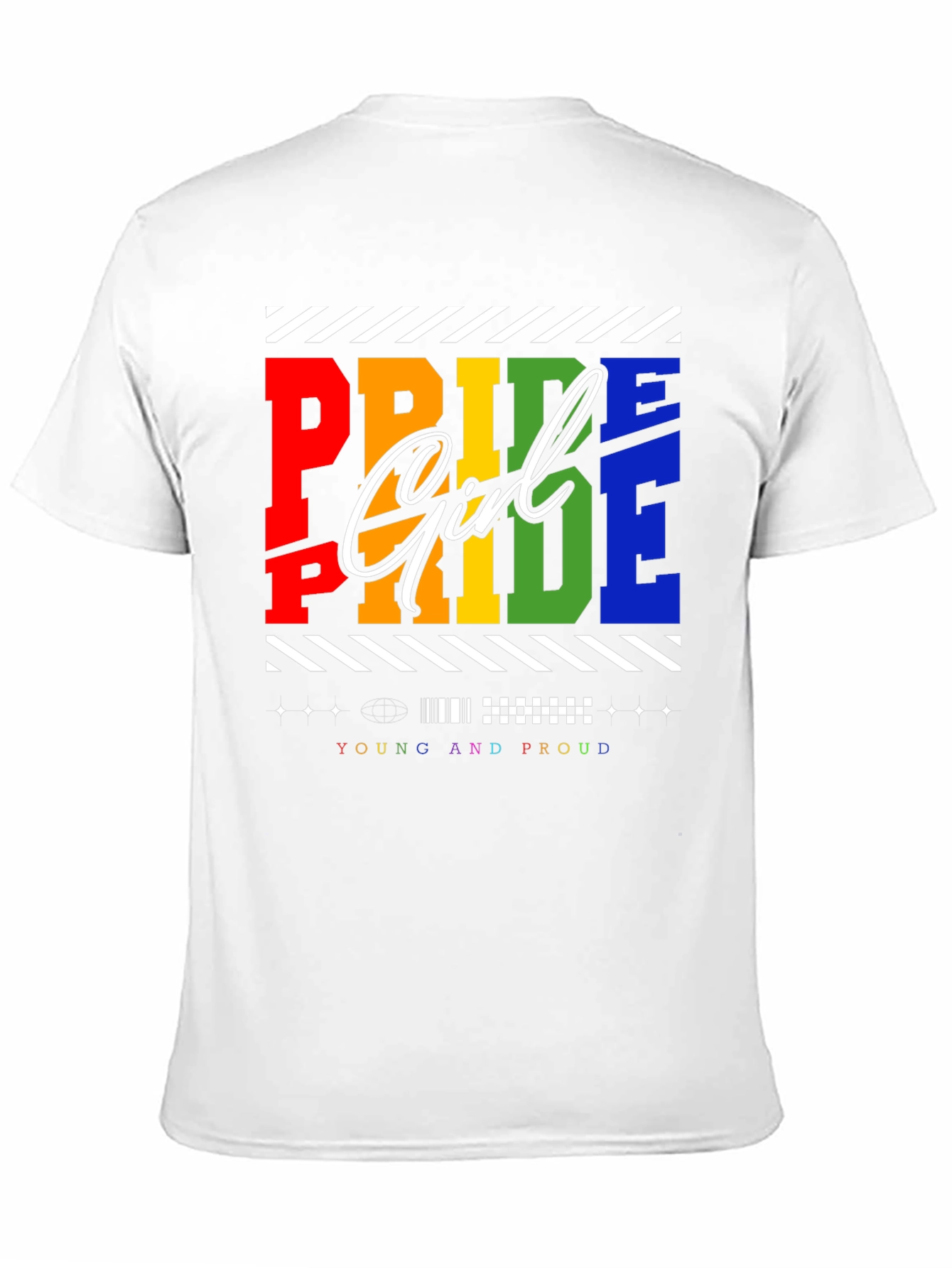 Pride Girl T-Shirt - Young and Proud LGBTQ+ Tee