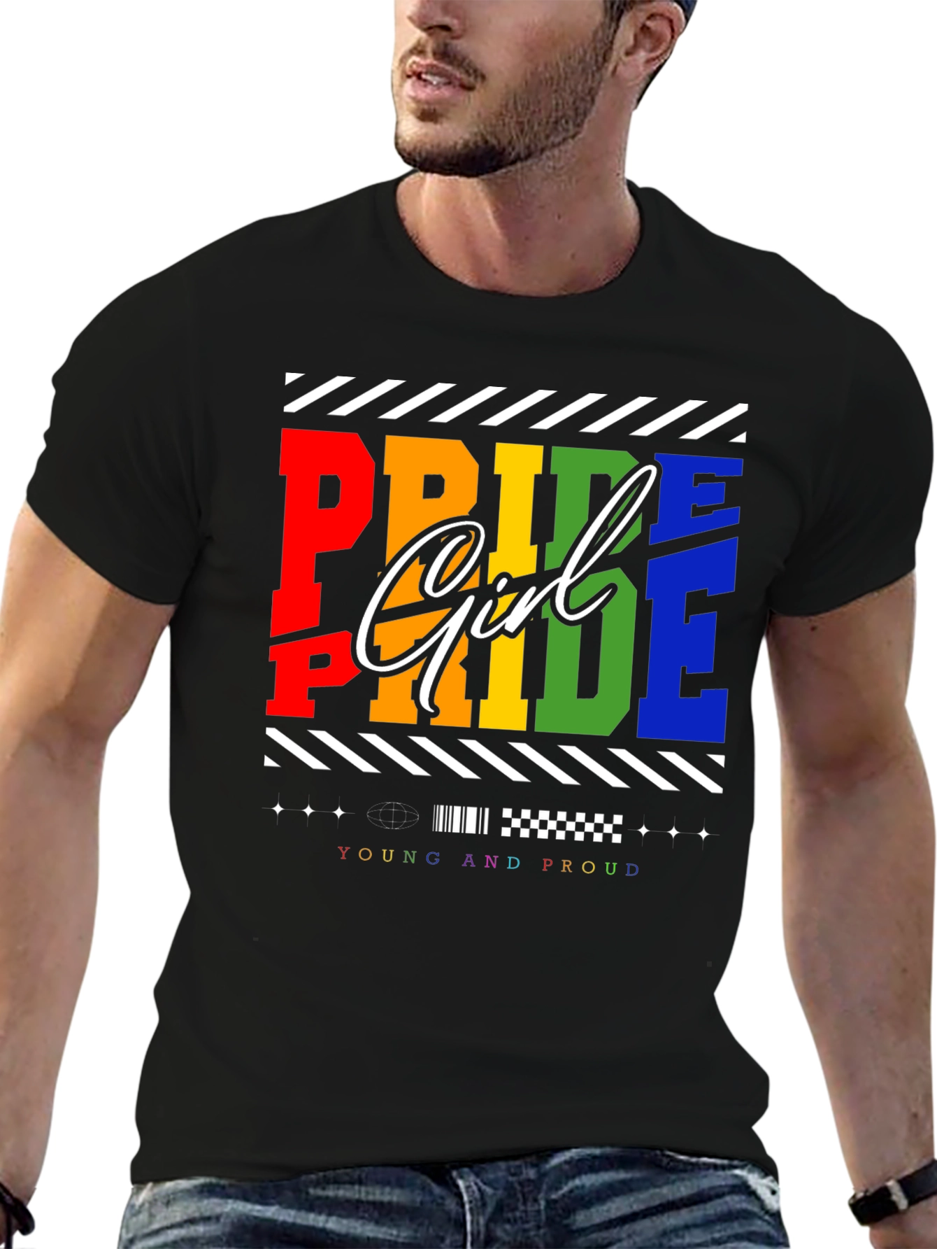 Pride Girl T-Shirt - Young and Proud LGBTQ+ Tee