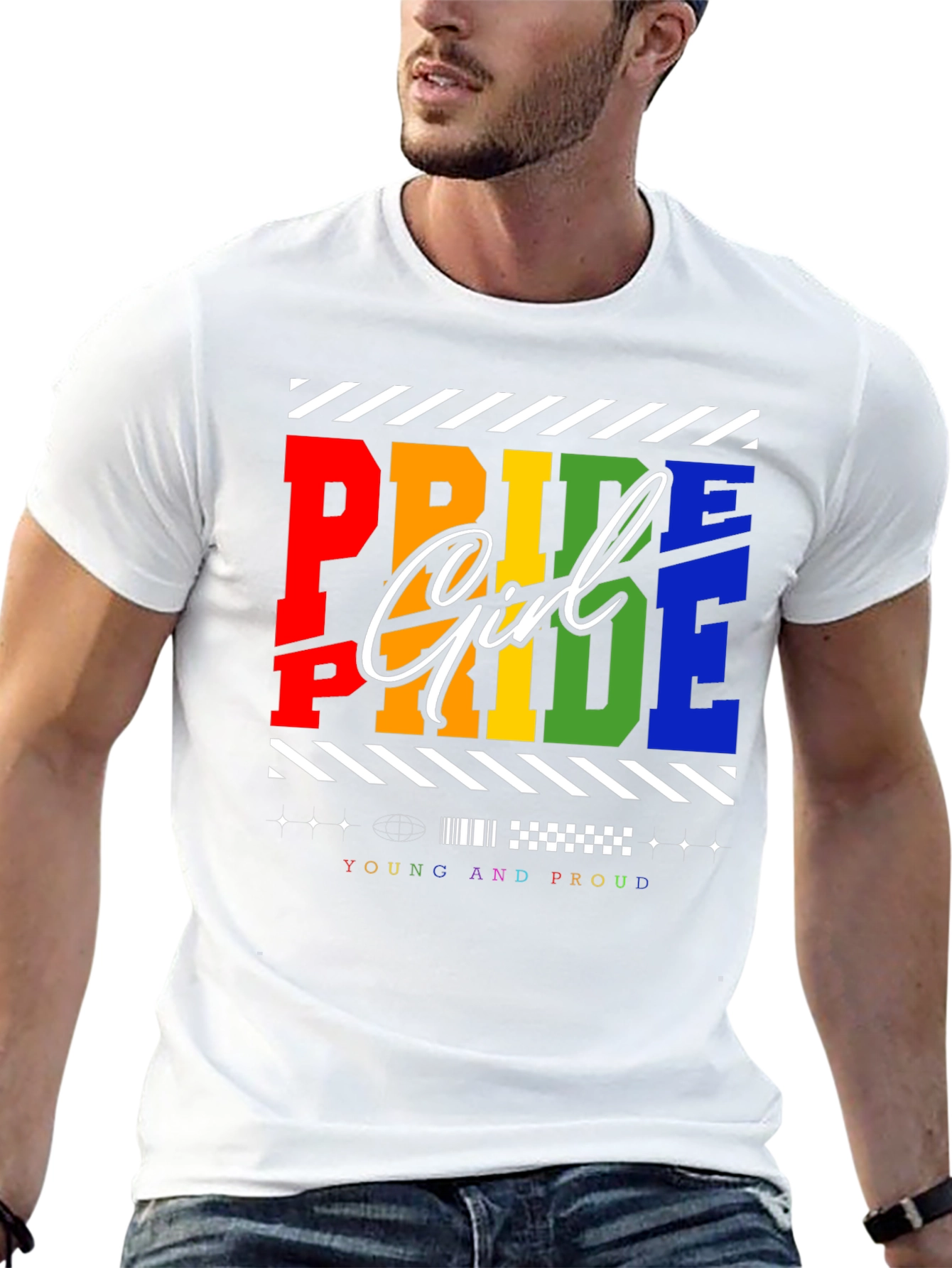 Pride Girl T-Shirt - Young and Proud LGBTQ+ Tee