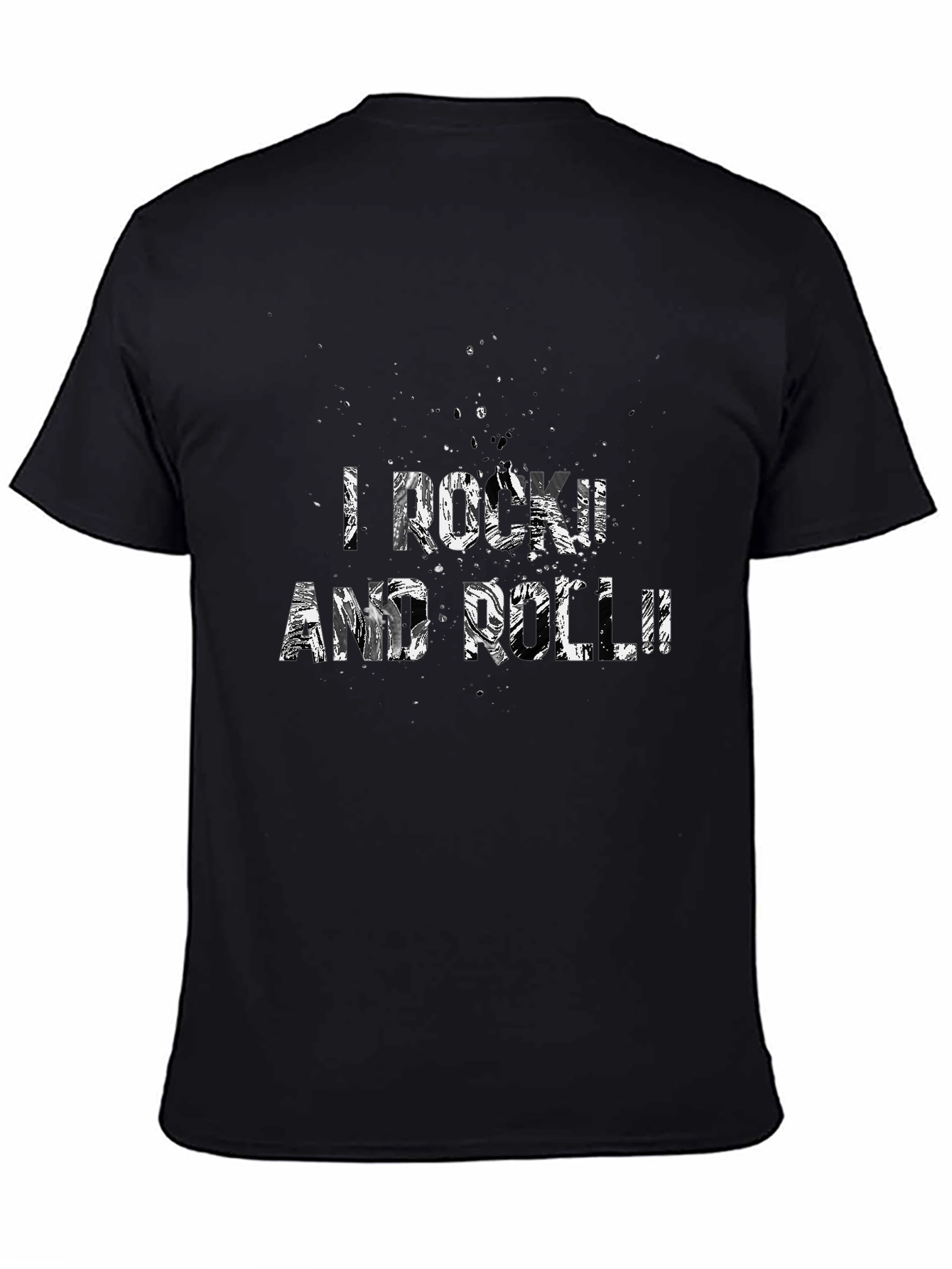 I Rock and Roll T-Shirt - Black Graphic Tee