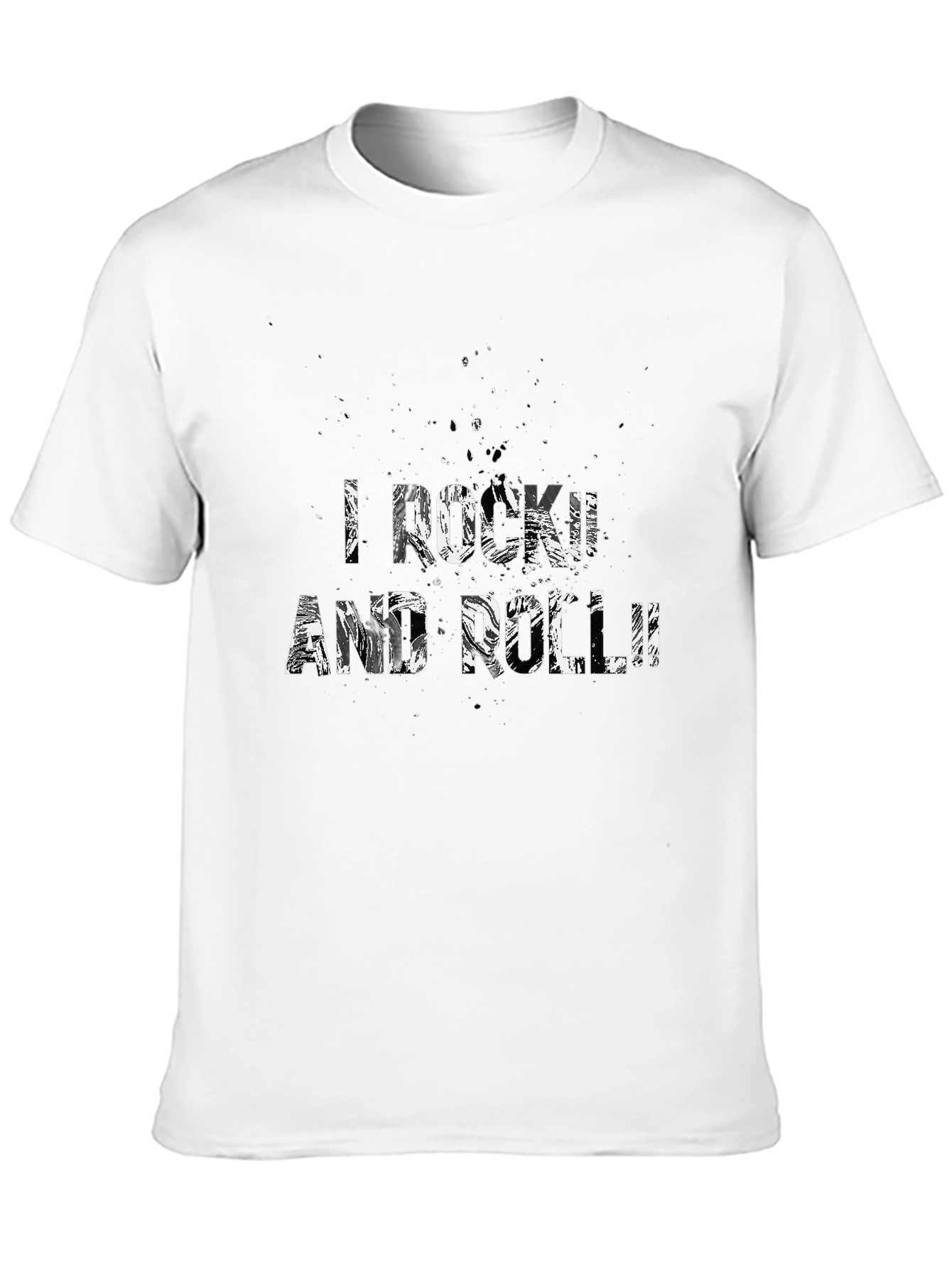 I Rock and Roll T-Shirt - Black Graphic Tee