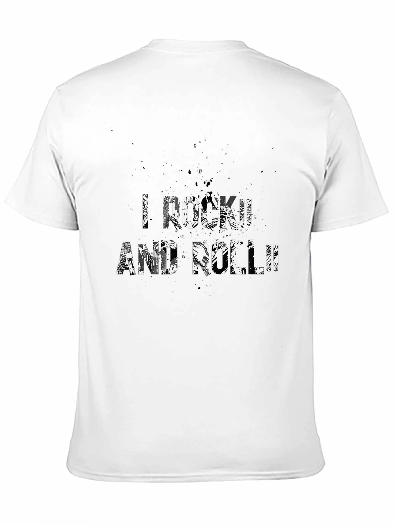 I Rock and Roll T-Shirt - Black Graphic Tee