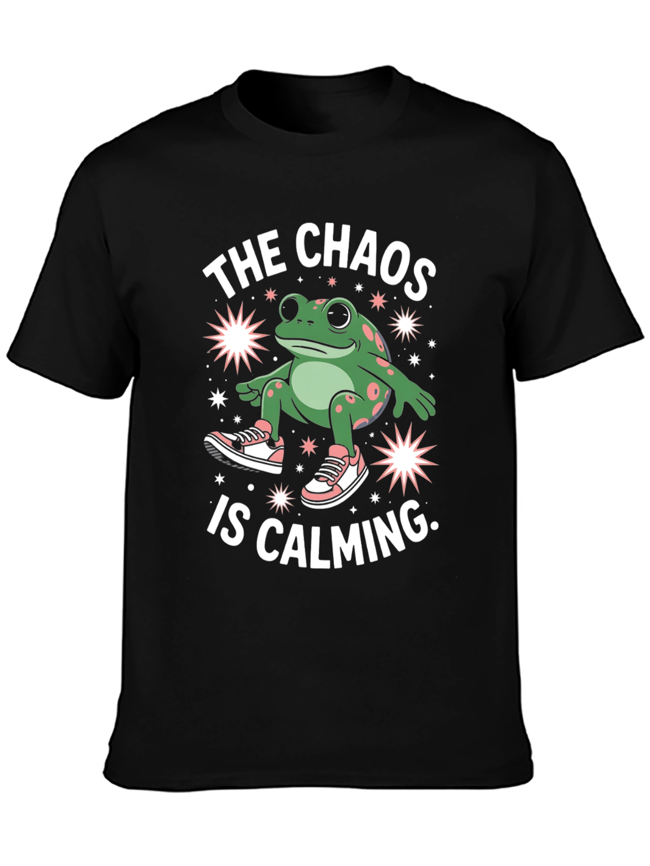 Chaos Calming Frog Graphic Tee