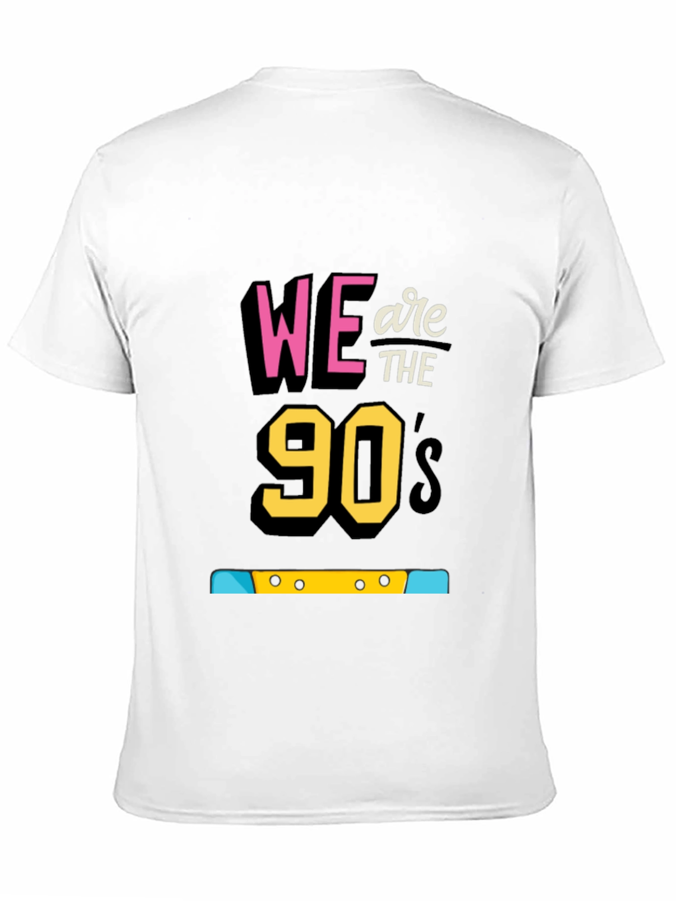 We are the 90s Black Graphic T-Shirt