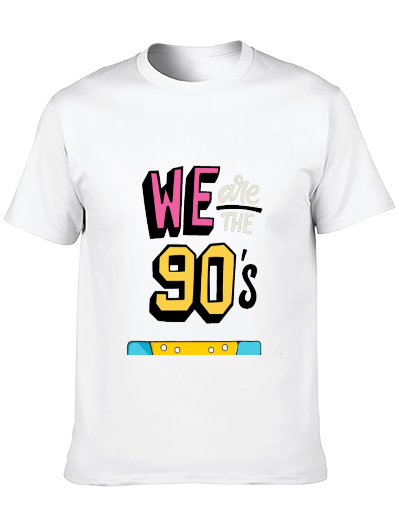 We are the 90s Black Graphic T-Shirt