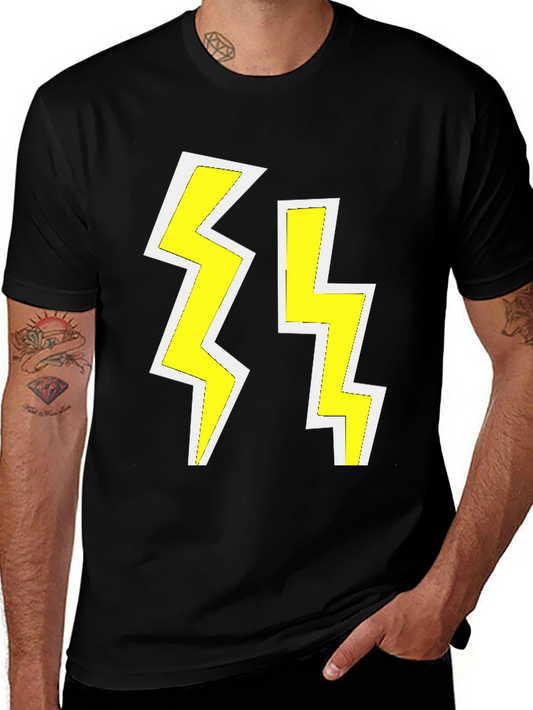 Lightning Bolt Graphic Tee - Bold & Stylish