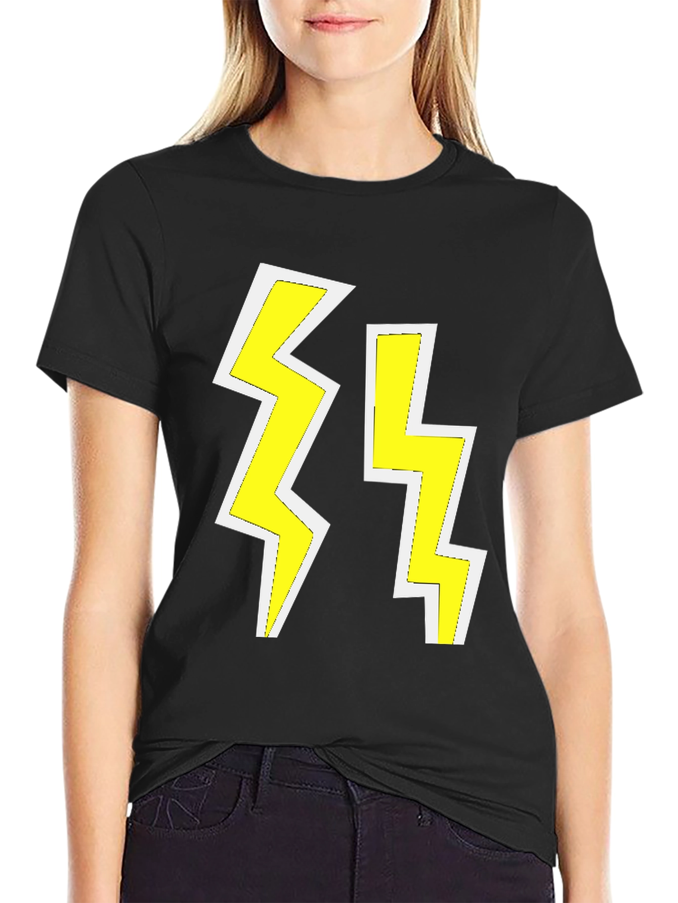 Lightning Bolt Graphic Tee - Bold & Stylish