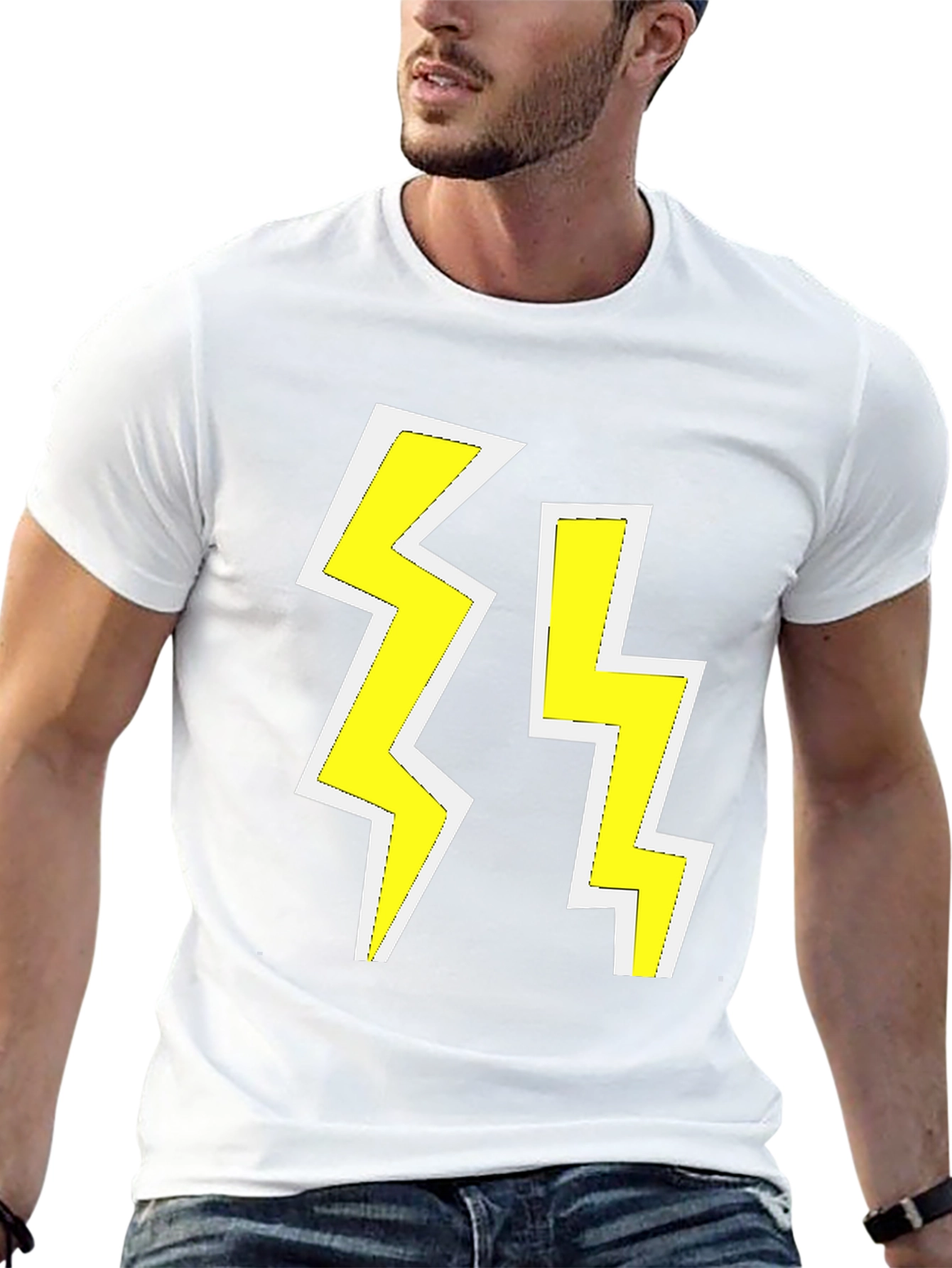 Lightning Bolt Graphic Tee - Bold & Stylish