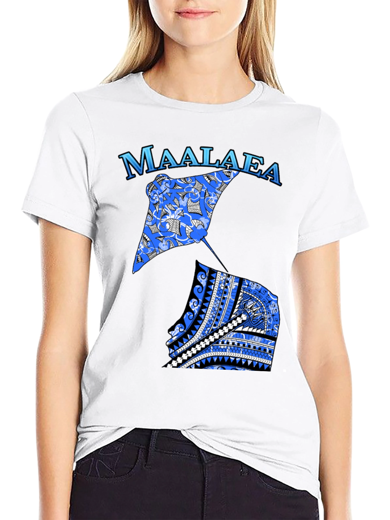 Maalaea Stingray Black T-Shirt