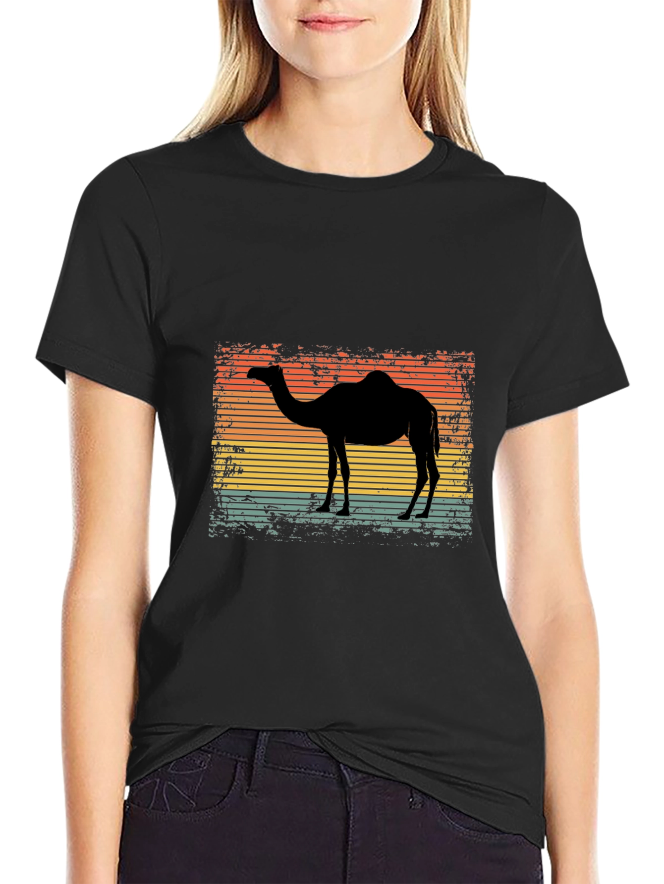 Retro Camel Silhouette Graphic Tee