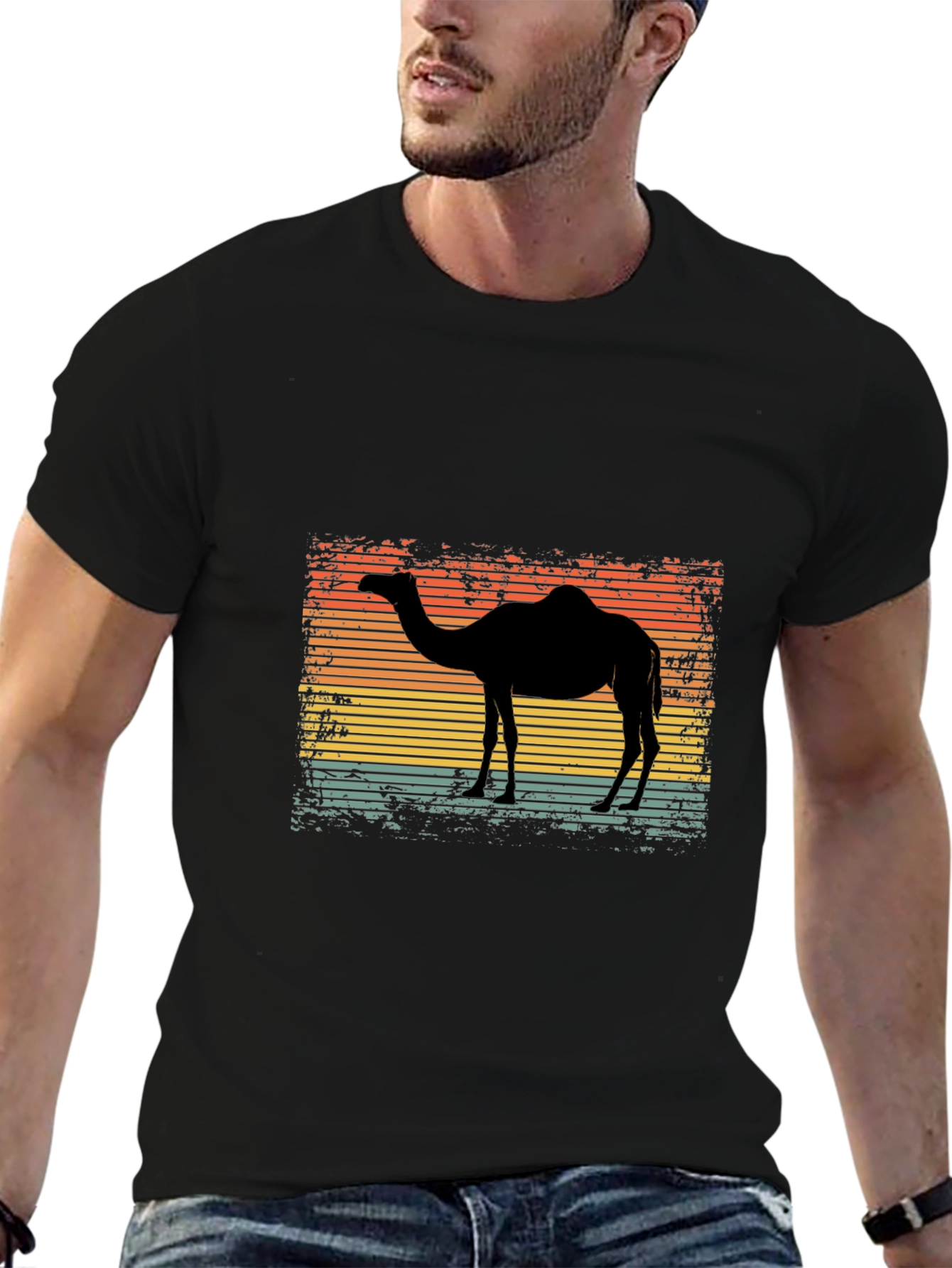 Retro Camel Silhouette Graphic Tee