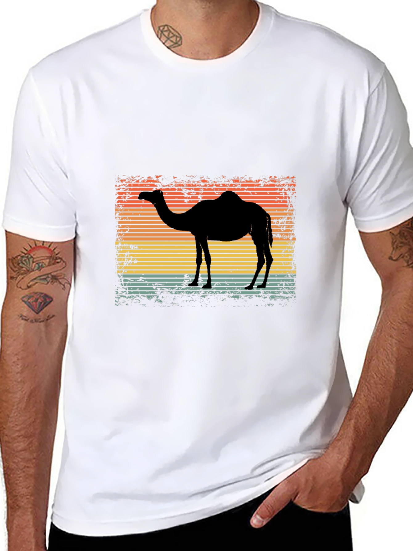Retro Camel Silhouette Graphic Tee