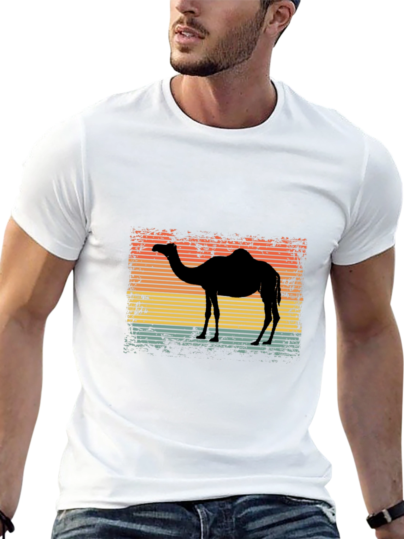 Retro Camel Silhouette Graphic Tee