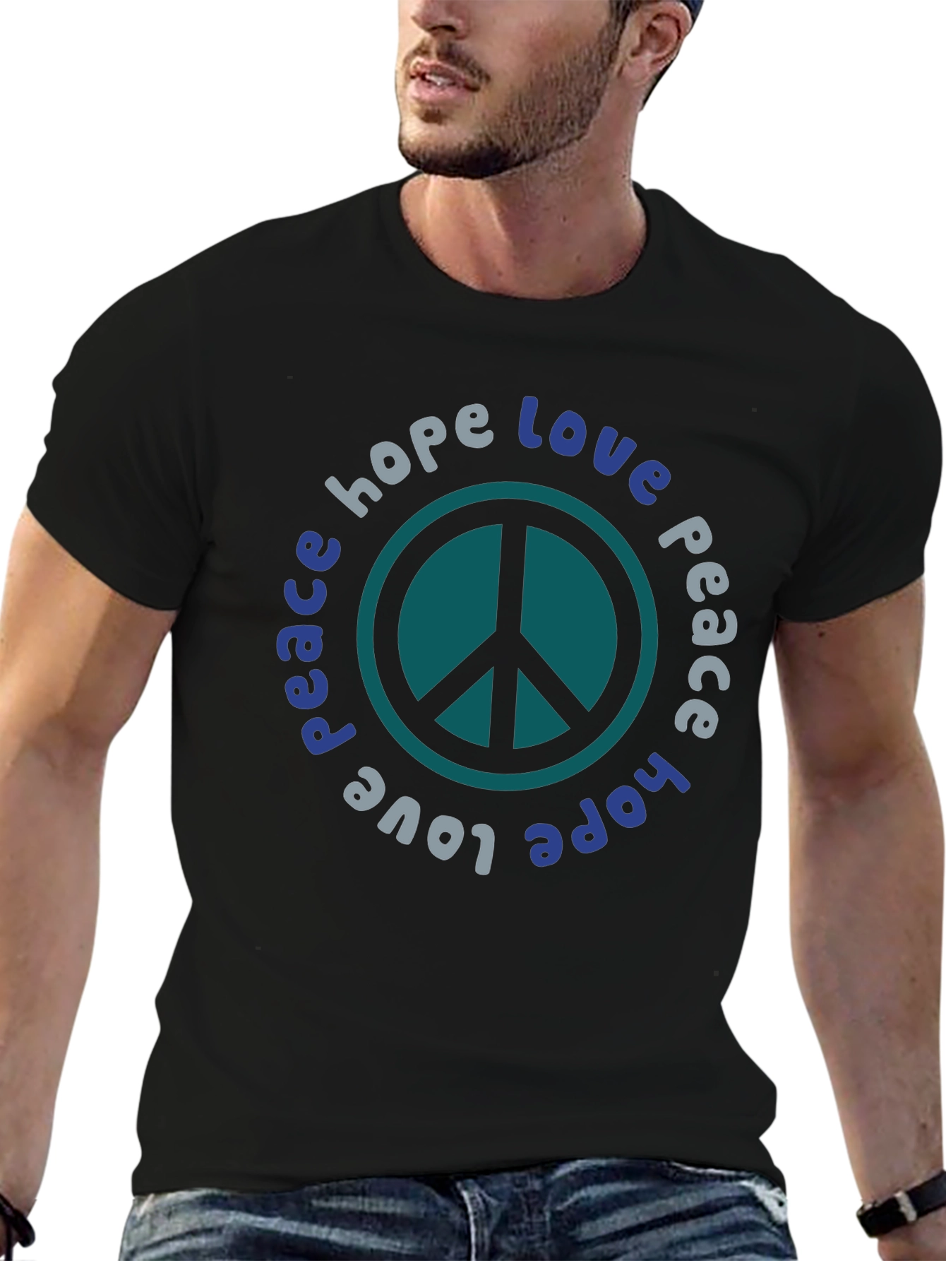 Peace Love Hope Graphic T-Shirt