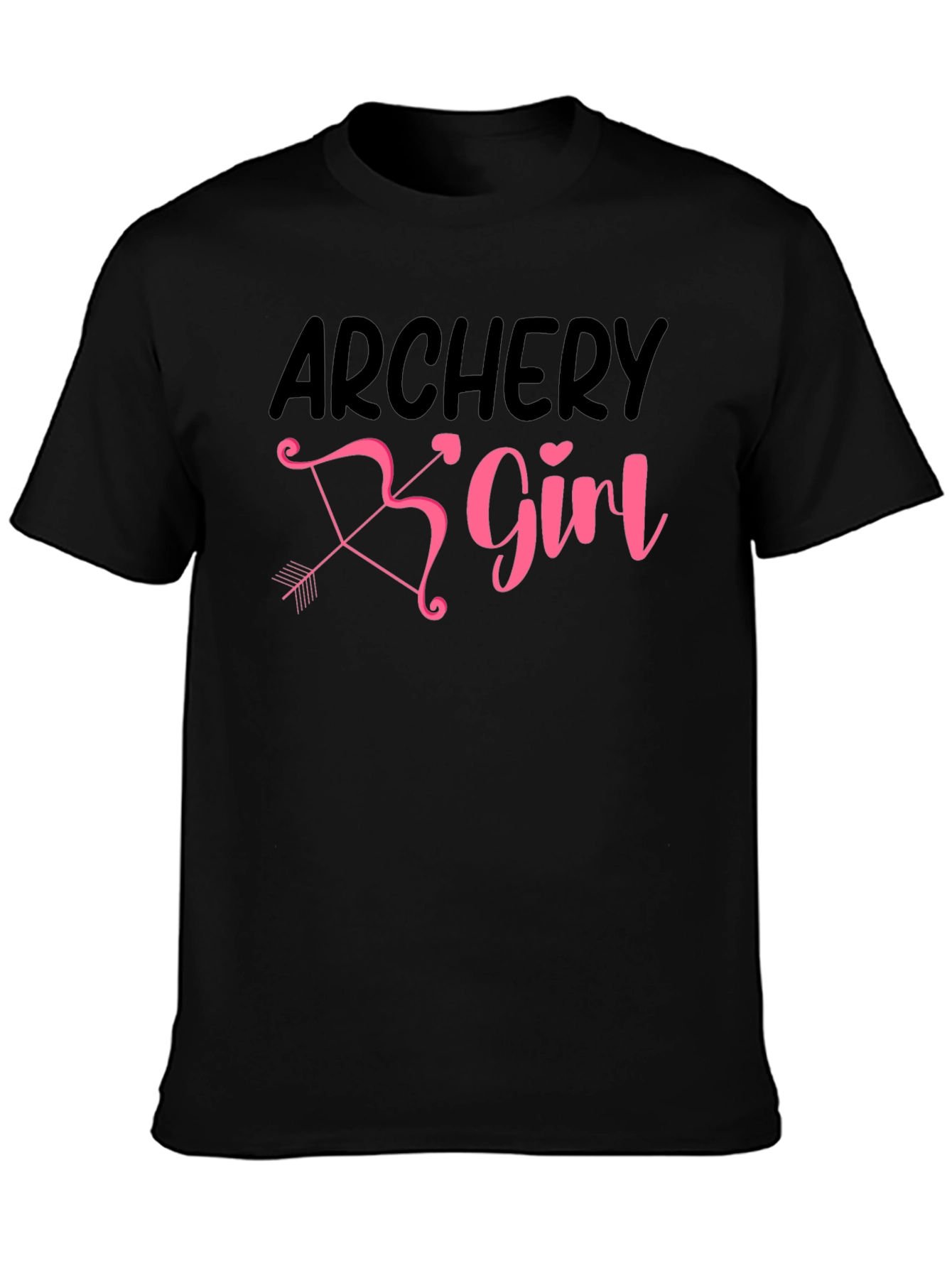 Archery Girl Bow & Arrow Graphic T-Shirt