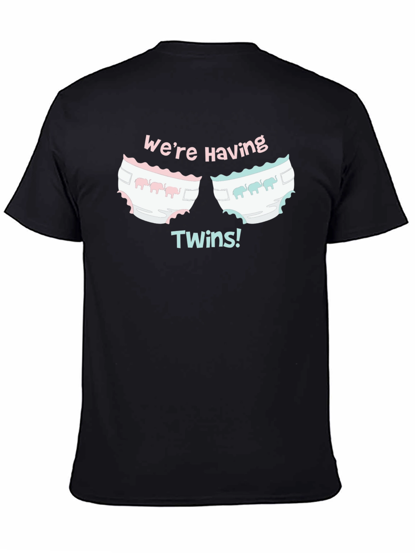 Were Having Twins Baby Shower T-Shirt